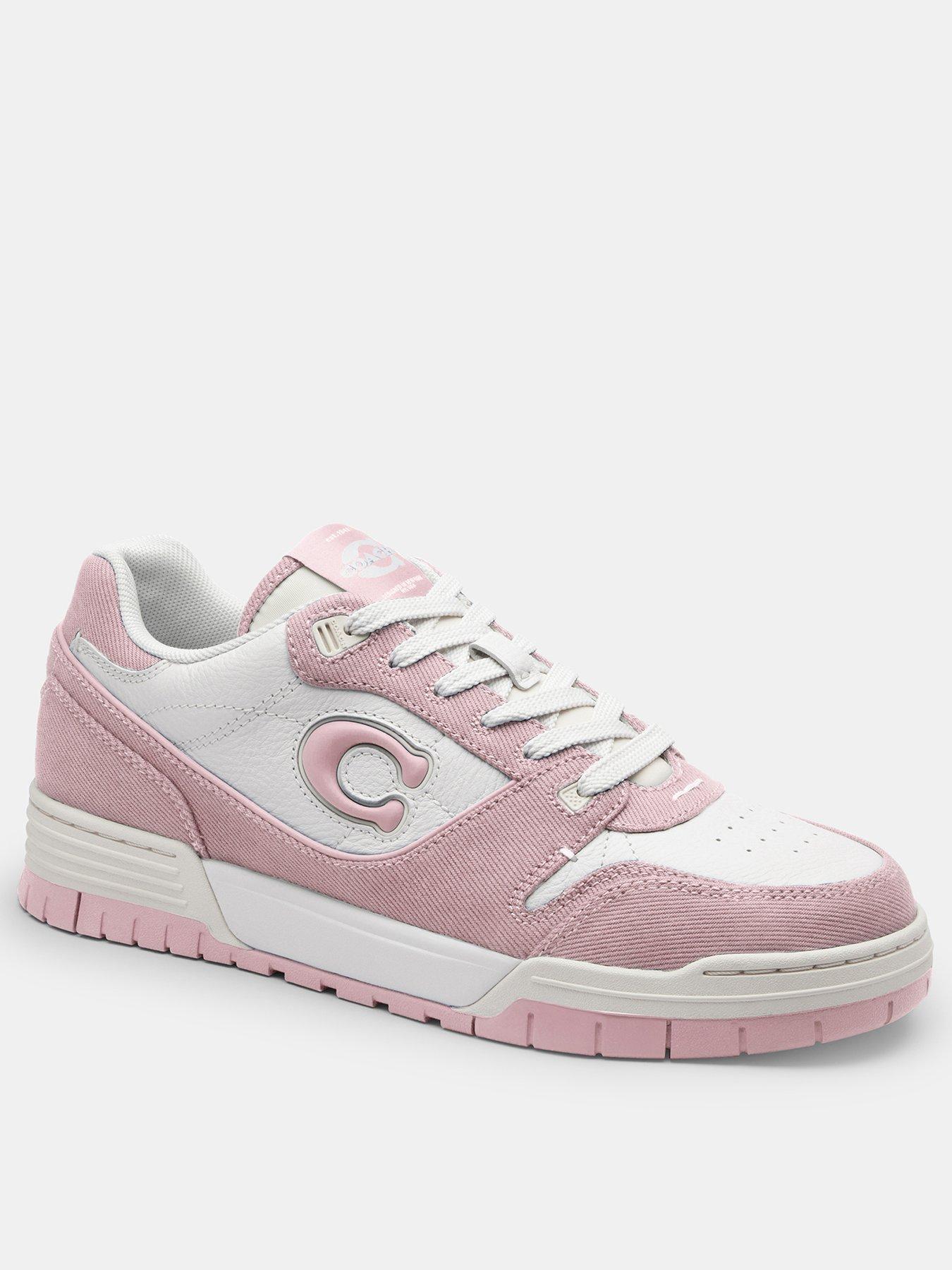 Image 3 of 5 of COACH Soho Sneaker With Denim - Light Pink