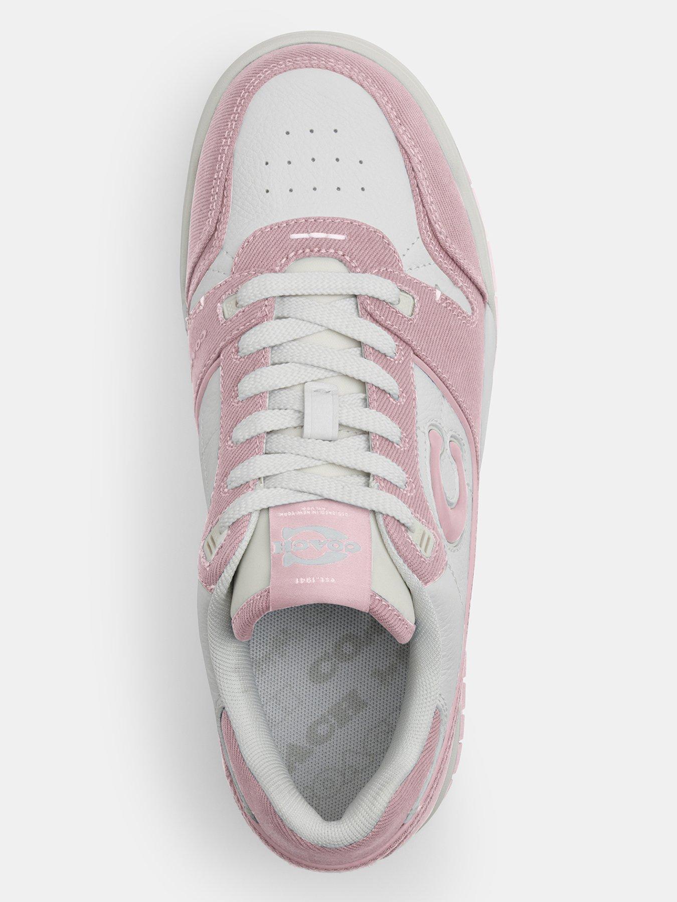 Image 4 of 5 of COACH Soho Sneaker With Denim - Light Pink
