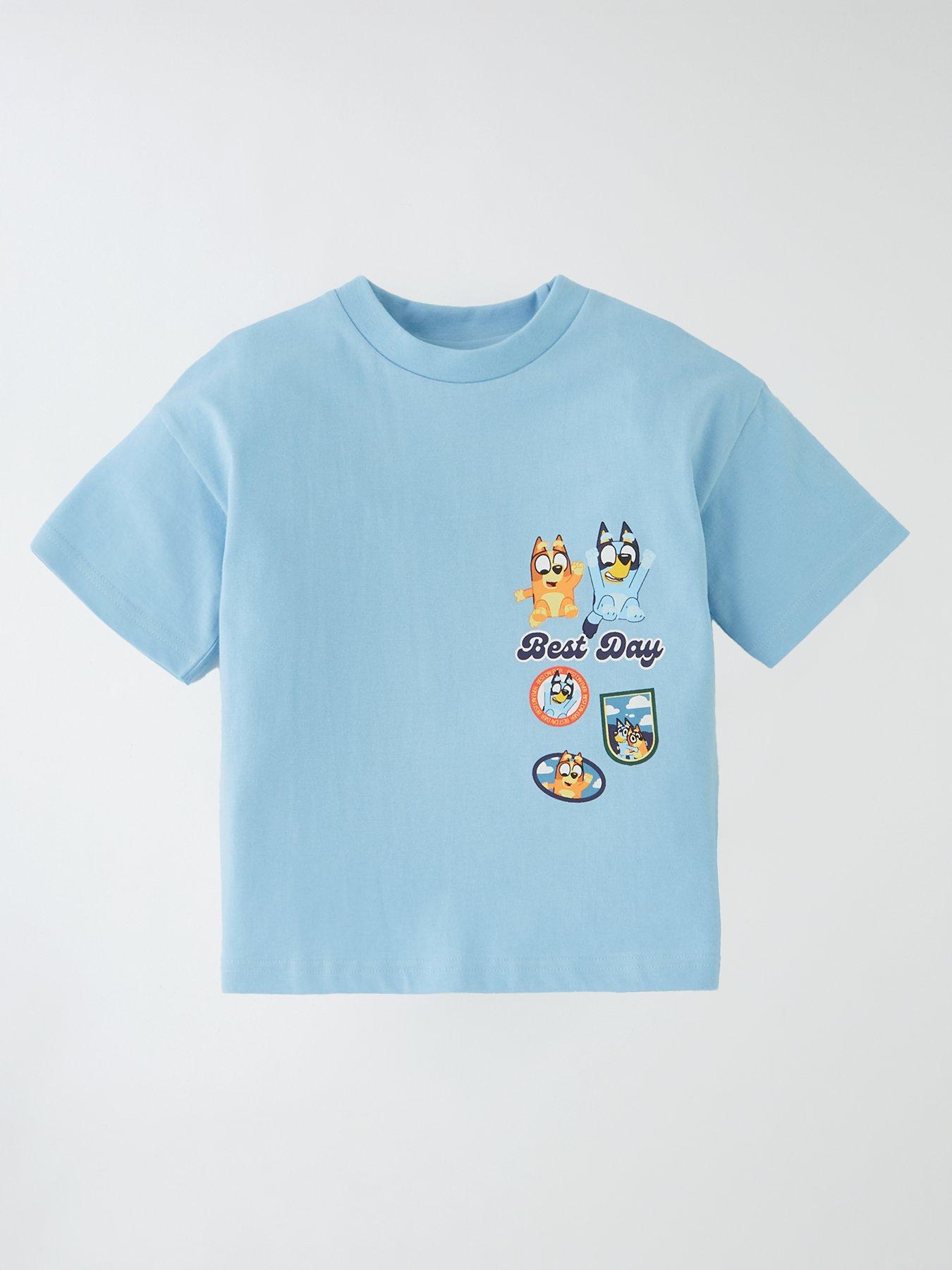 bluey-bluey-t-shirt-blue