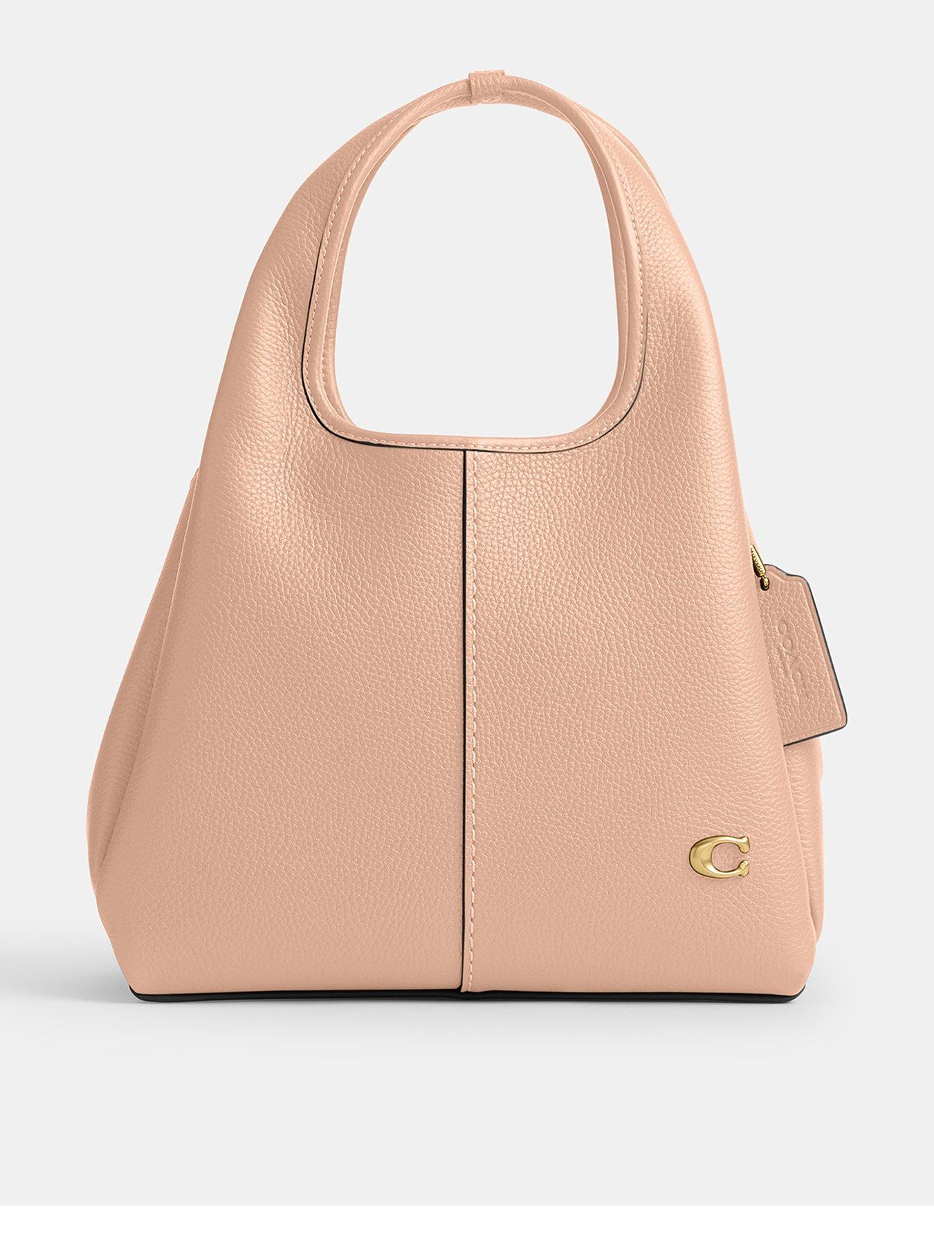 Image 1 of 4 of COACH Polished Pebble Leather Lana Shoulder Bag 23 - Cream