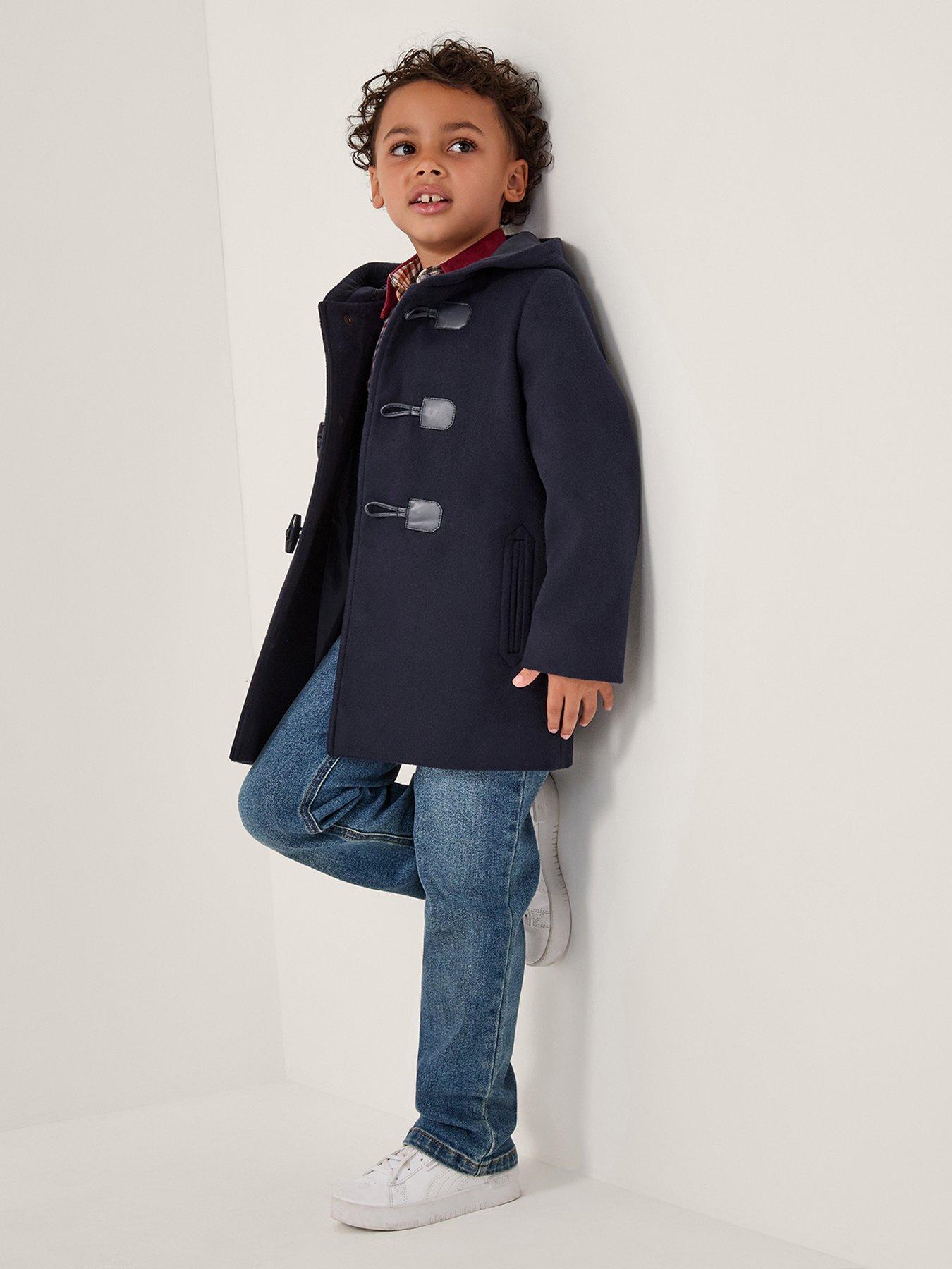 Monsoon Boys Duffle Coat - Navy