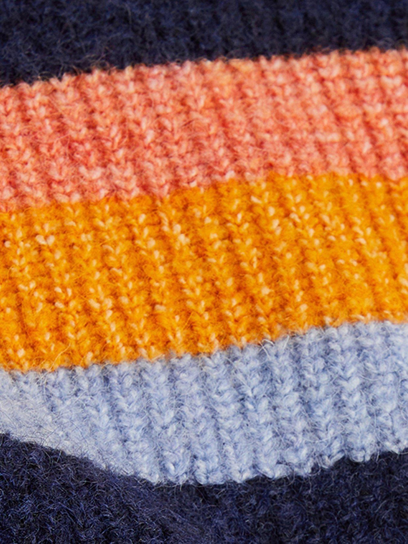 Image 4 of 4 of Monsoon Boys Colour Block Jumper - Orange