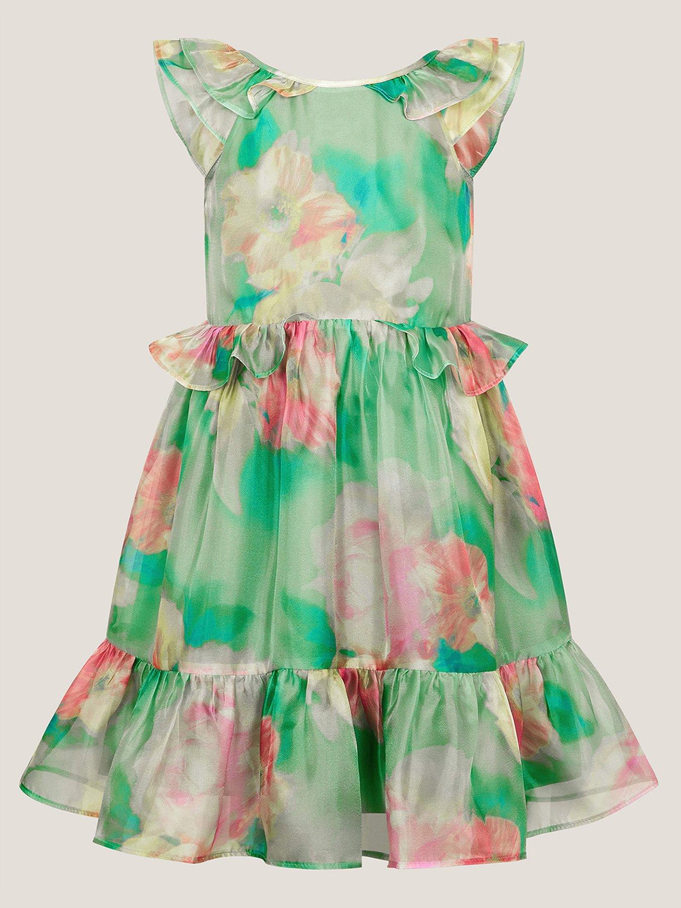 monsoon-girls-blurry-floral-organza-ruffle-dress-green