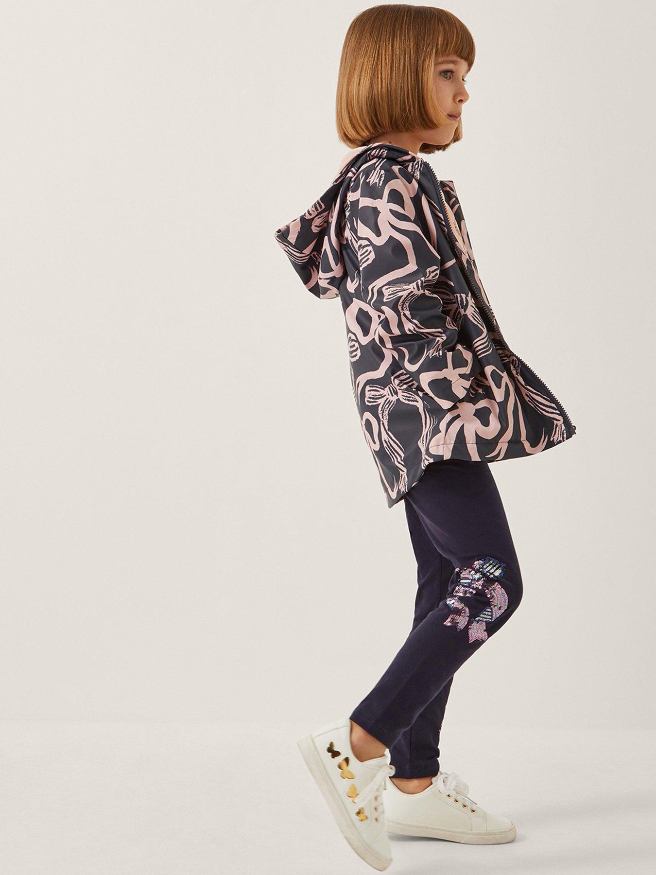 monsoon-girls-bow-print-rainmac-navy