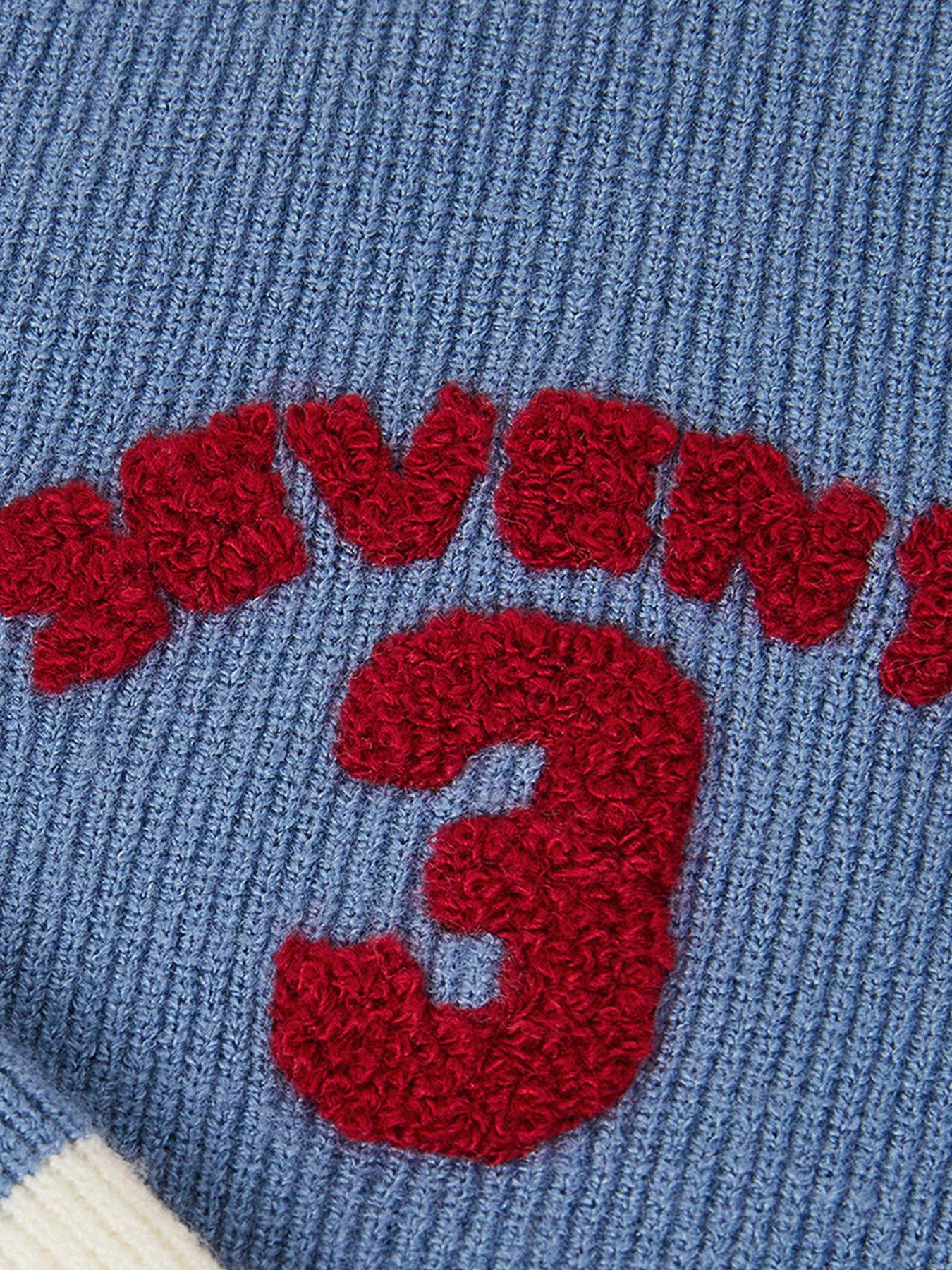 Image 4 of 4 of Monsoon Boys Crew Neck 73 Jumper - Blue