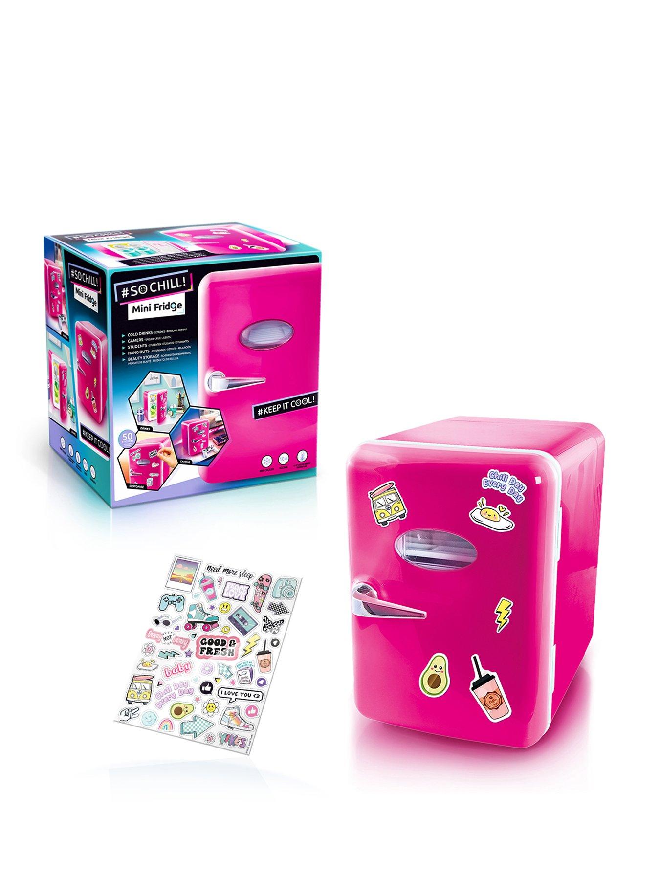 Image 1 of 7 of So Chill Mini Fridge Pink