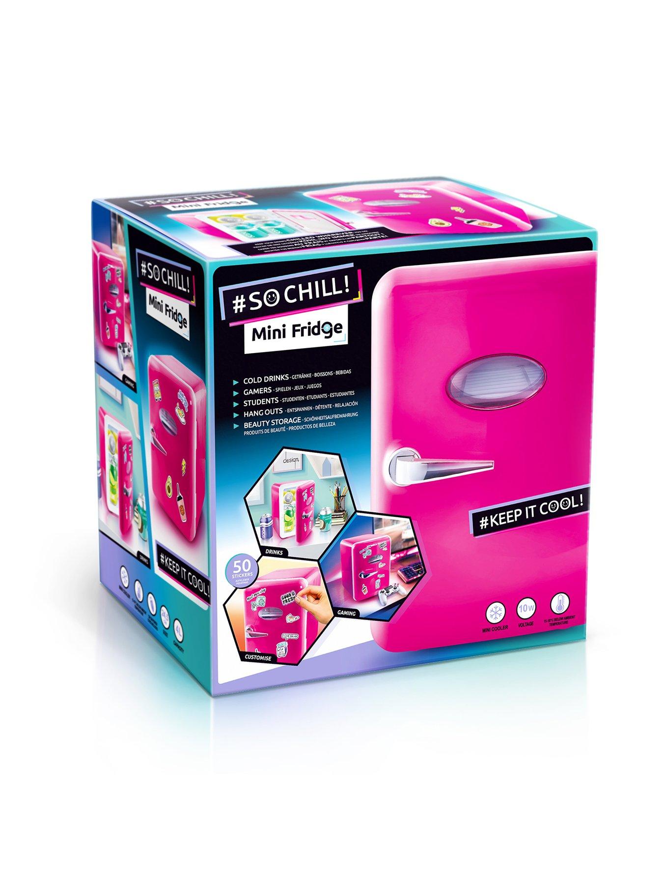 Image 2 of 7 of So Chill Mini Fridge Pink
