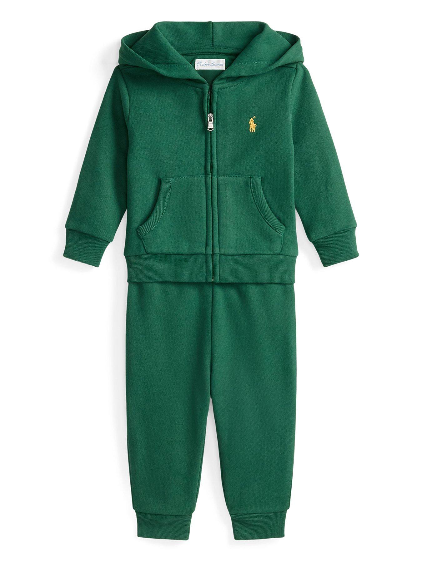 Polo Ralph Lauren Baby Boys Polo Jog And Hoody Set - Green