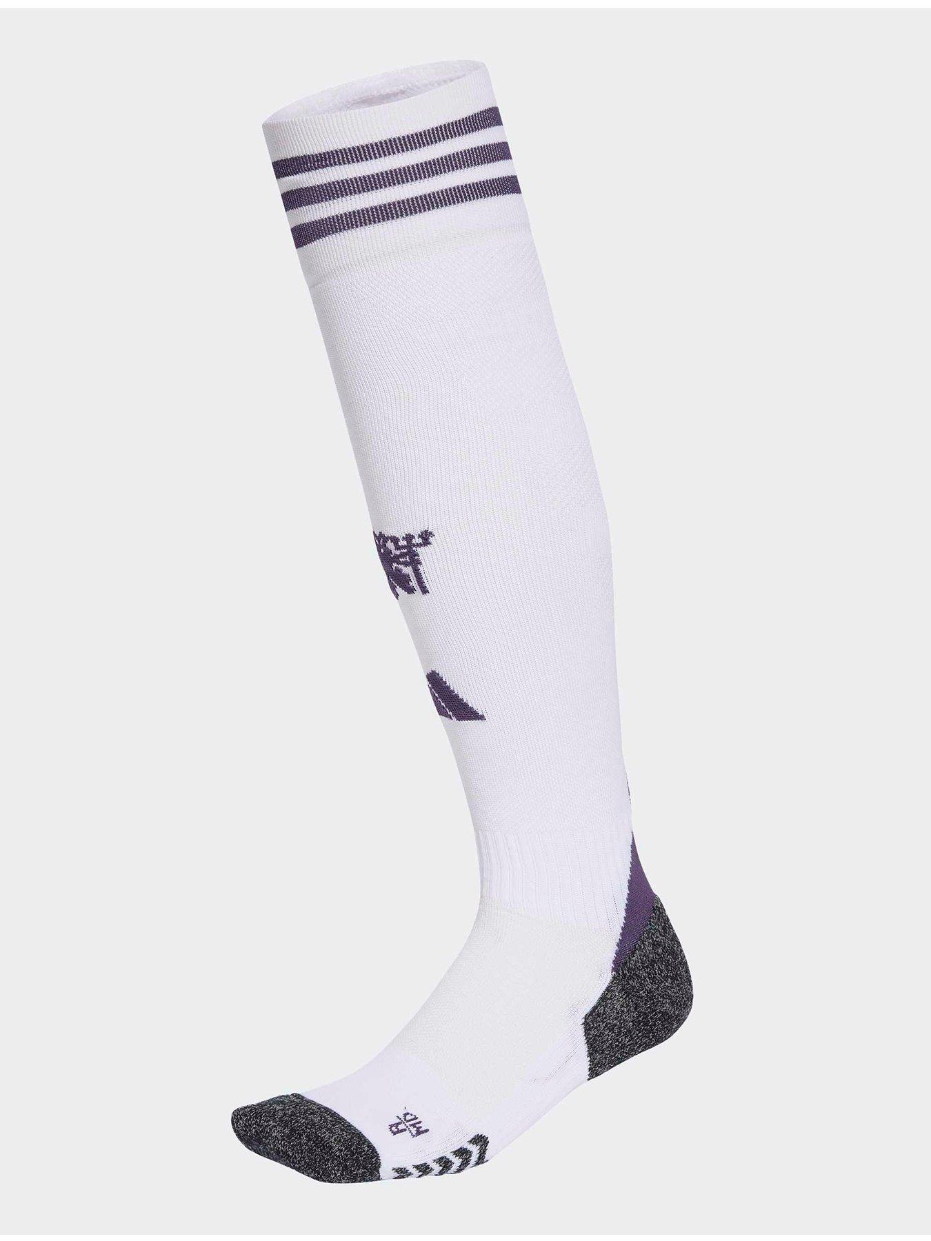 adidas Manchester United 25/26 Away Football Socks - White