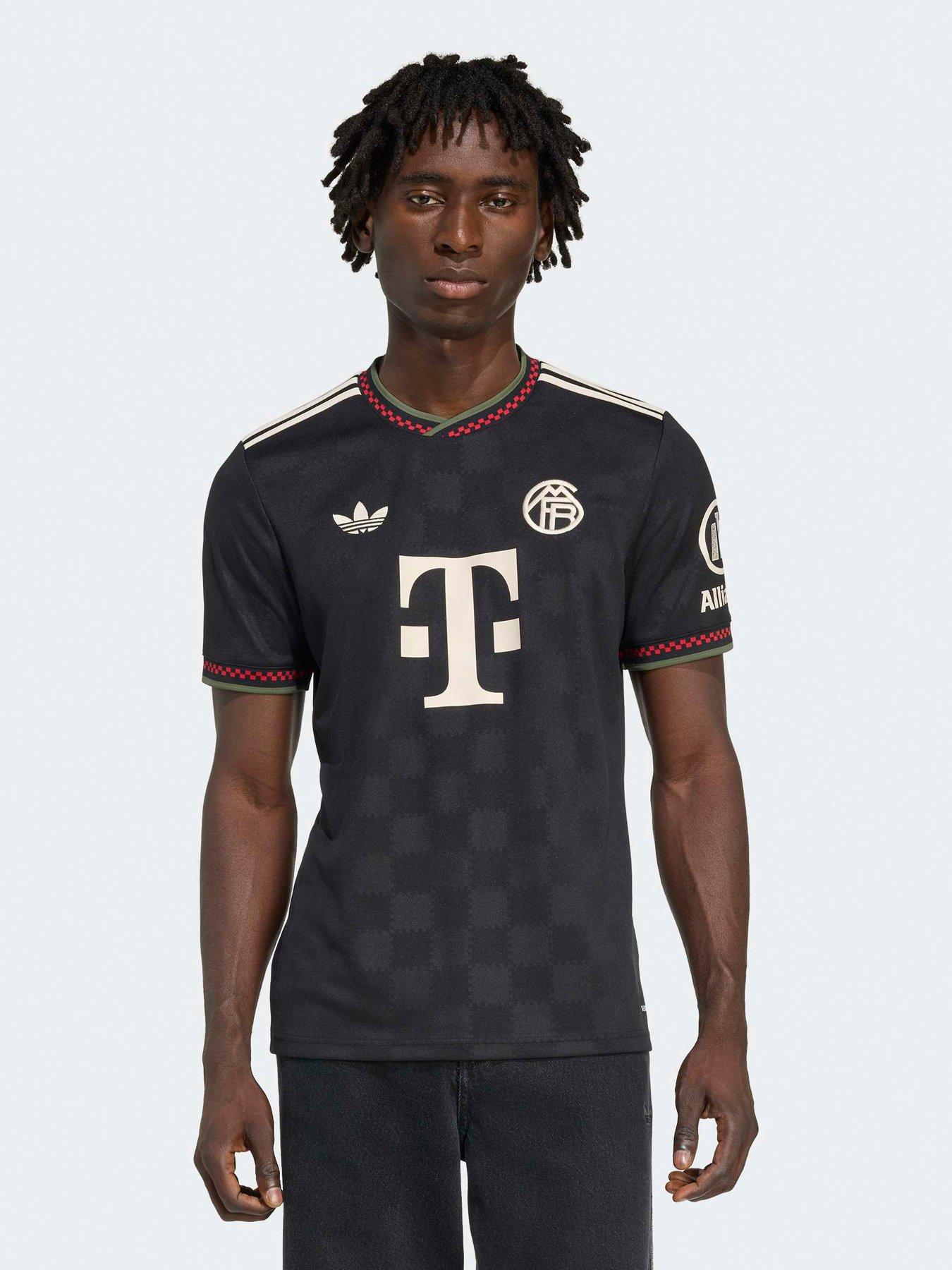 Image 1 of 5 of adidas Mens Fc Bayern 25/26 Third Football Shirt - Black