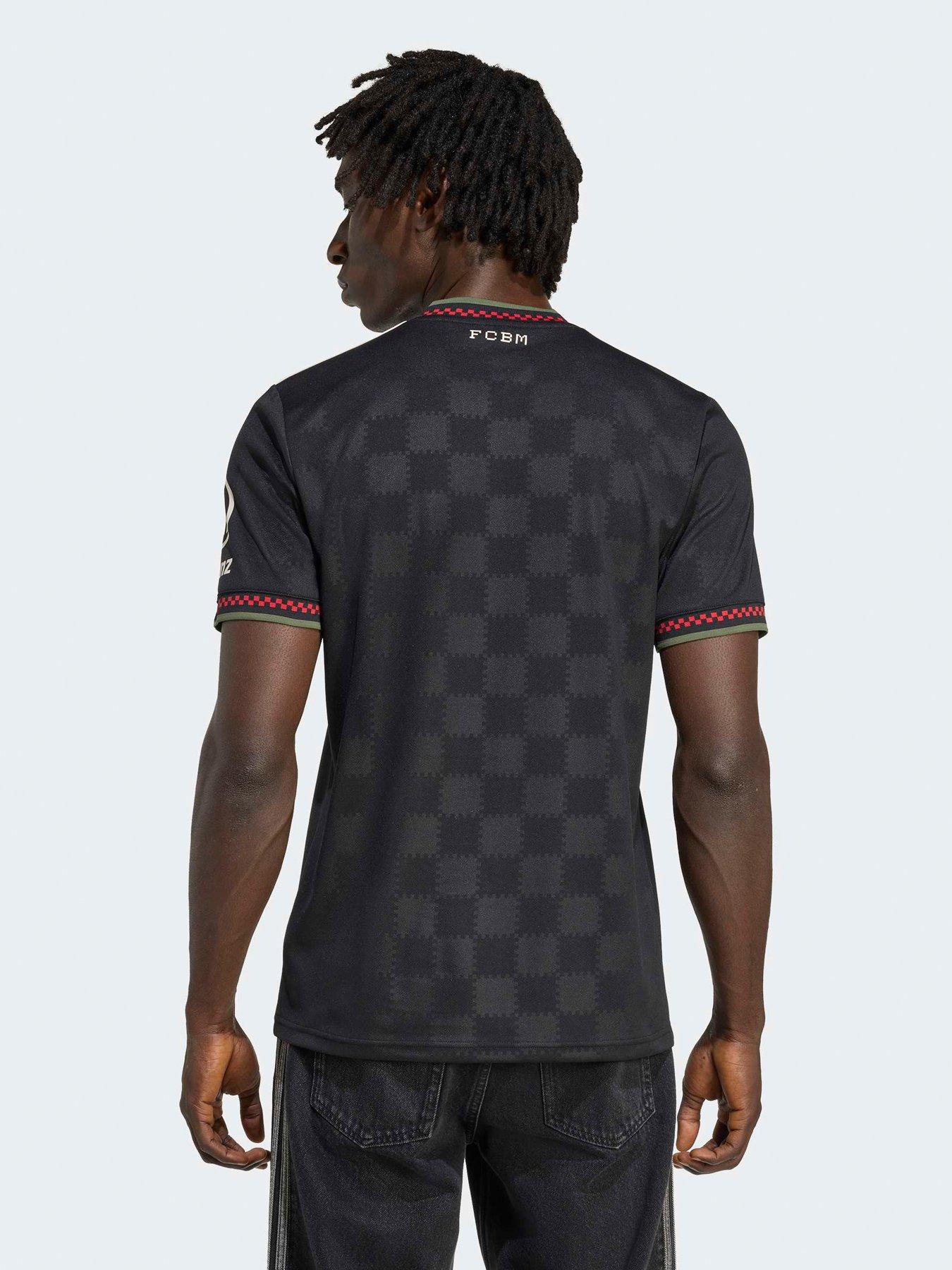 Image 2 of 5 of adidas Mens Fc Bayern 25/26 Third Football Shirt - Black