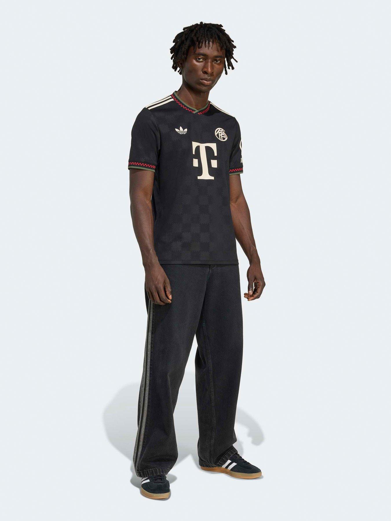 Image 3 of 5 of adidas Mens Fc Bayern 25/26 Third Football Shirt - Black