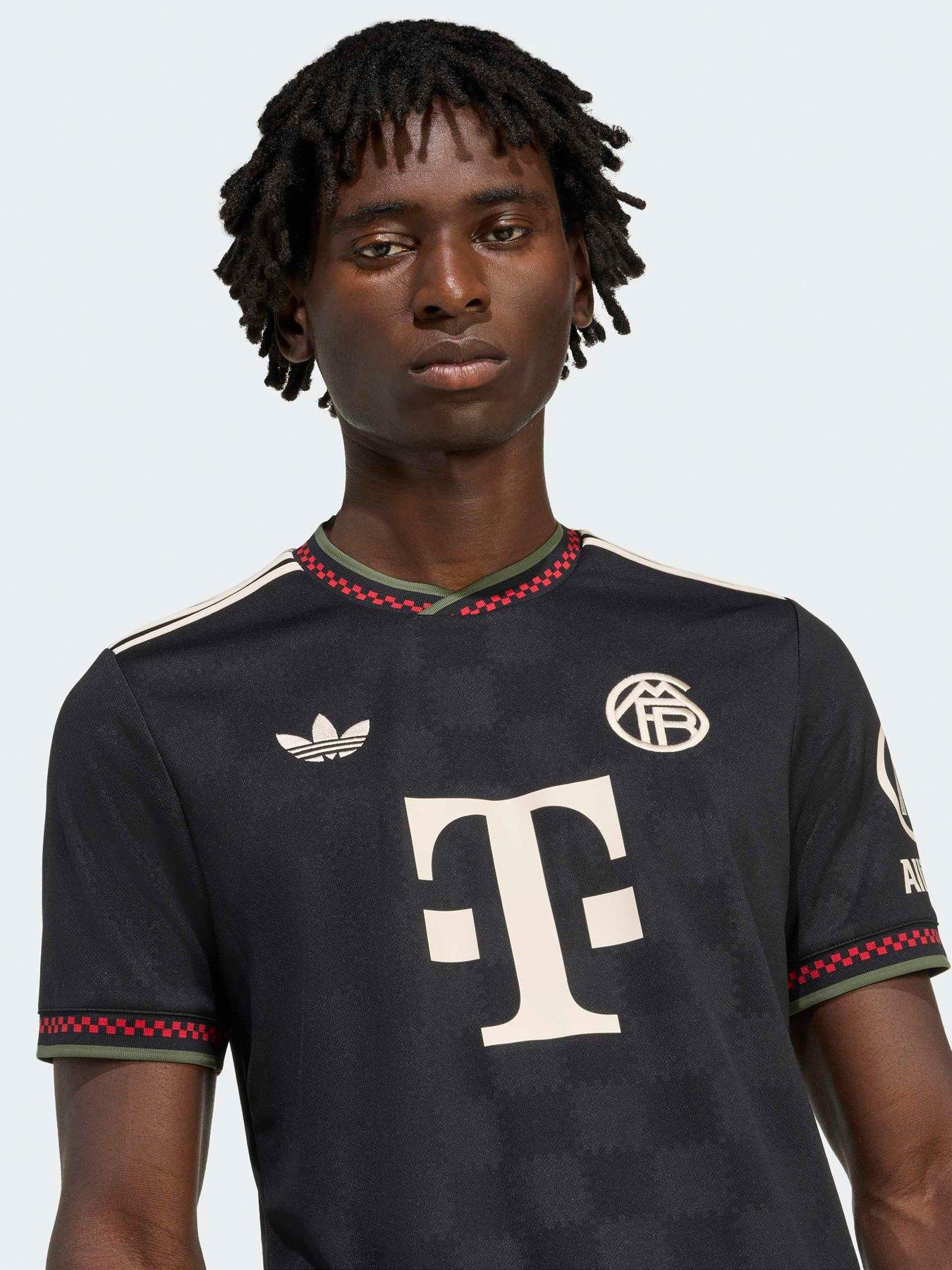 Image 4 of 5 of adidas Mens Fc Bayern 25/26 Third Football Shirt - Black