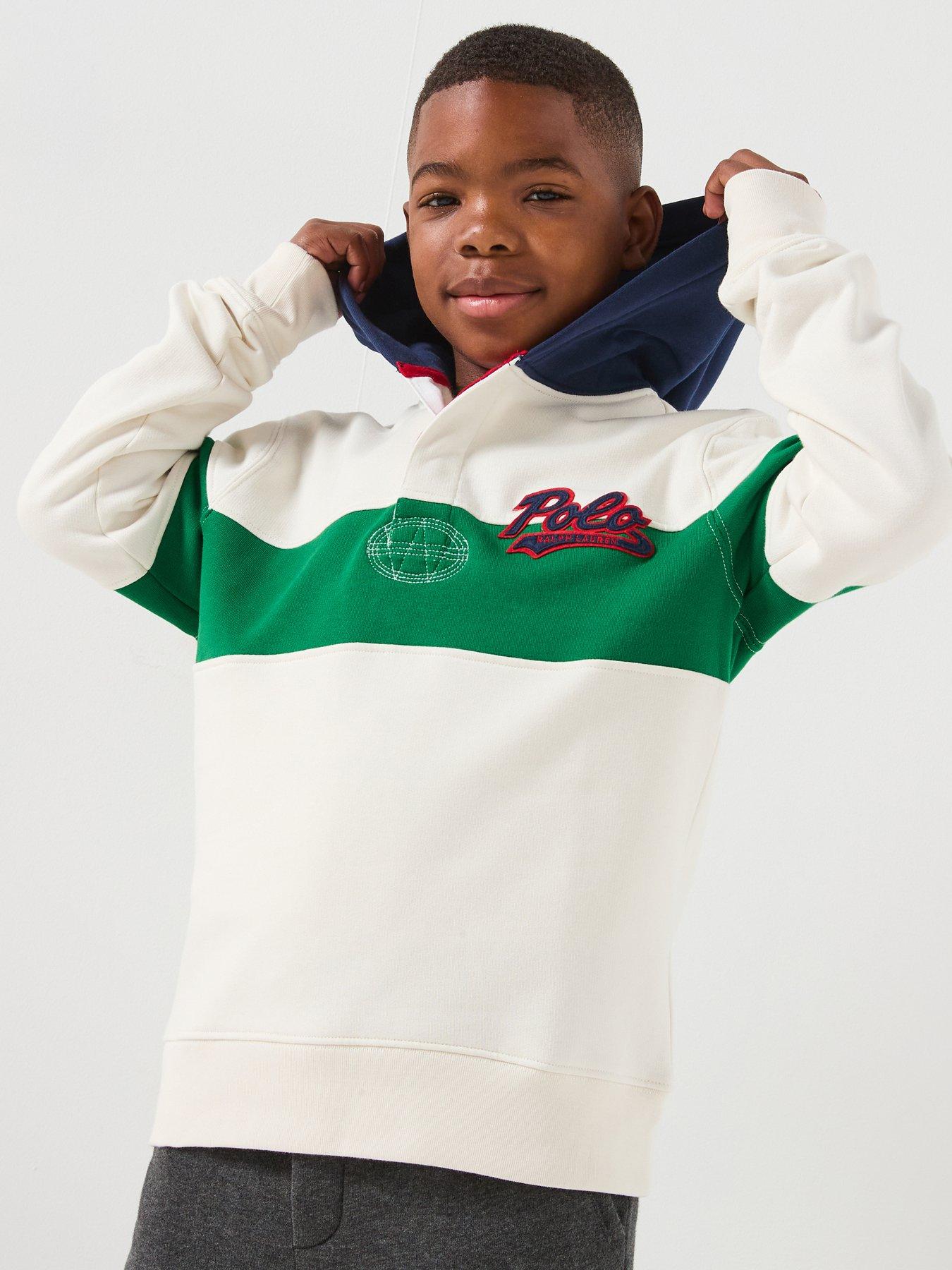 Polo Ralph Lauren Boys Colour Block Hoodie - Multi