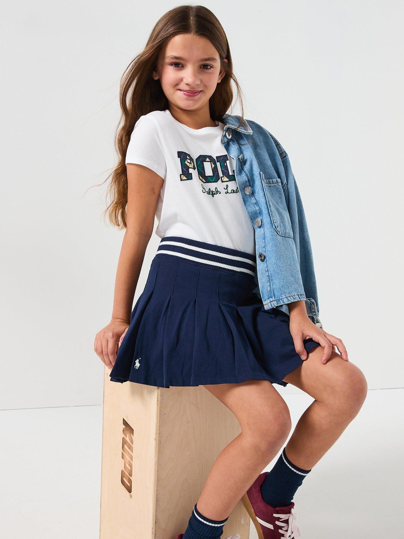 Polo Ralph Lauren Girls Short Sleeve Logo T-Shirt - White