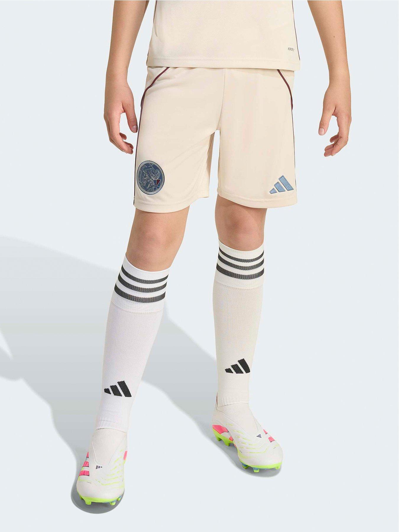 adidas Boys Ajax Amsterdam 25/26 Third Football Shorts - Beige