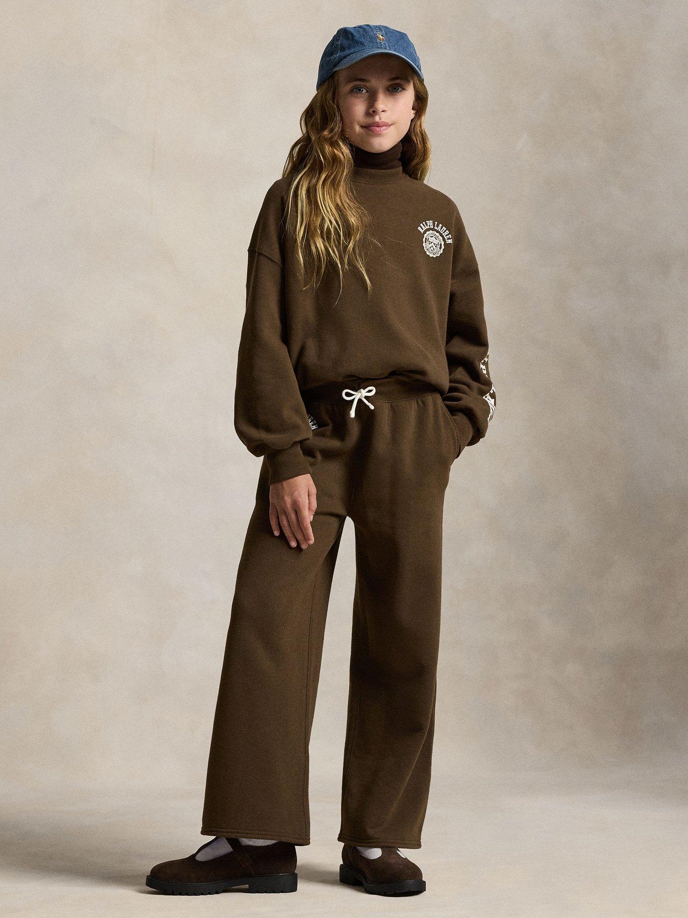 polo-ralph-lauren-girls-varsity-sweat-pants-brown