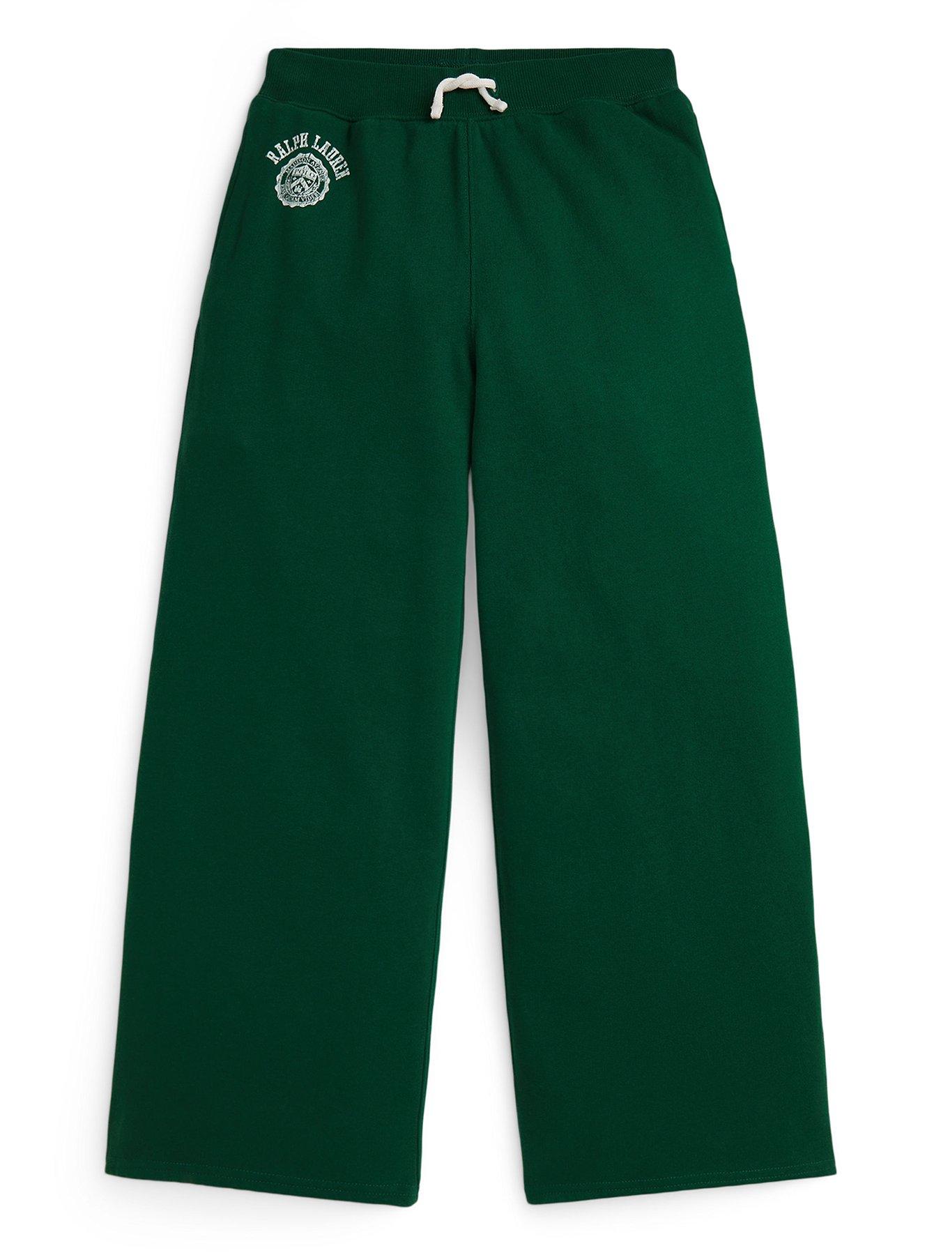 Polo Ralph Lauren Girls Varsity Sweat Pants - Green