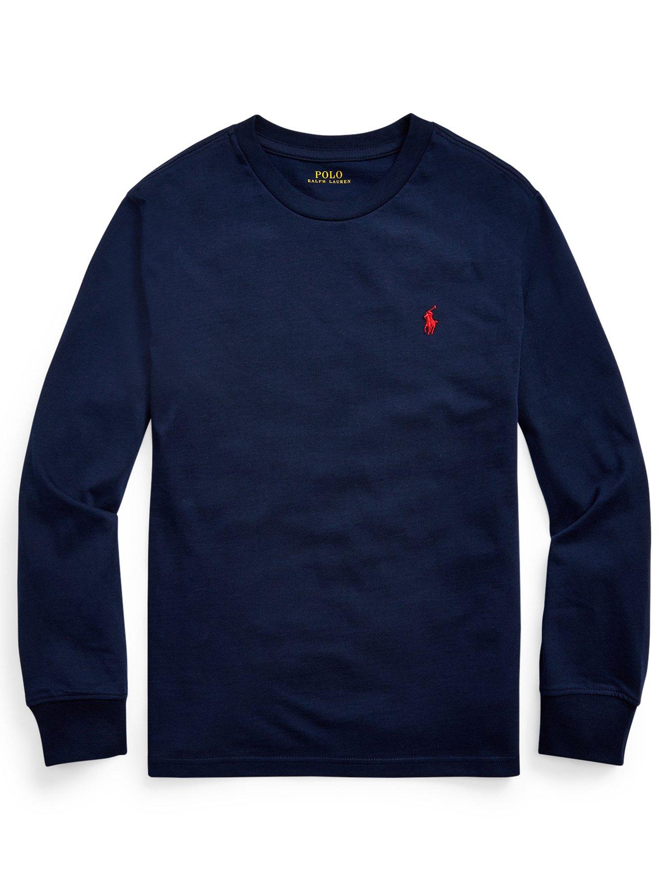 Polo Ralph Lauren Boys Classic Long Sleeve T-shirt - Navy