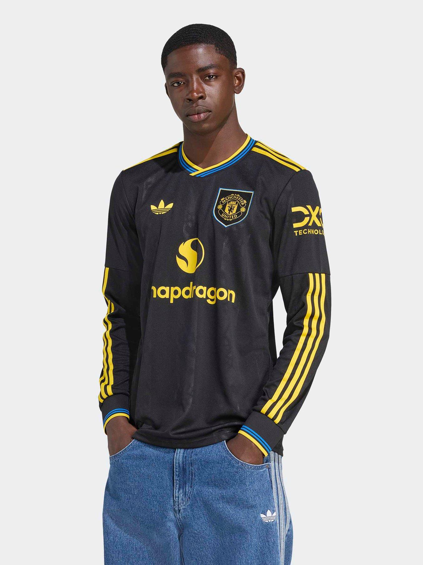 adidas Mens Manchester United 25/26 Long Sleeve Stadium Replica
