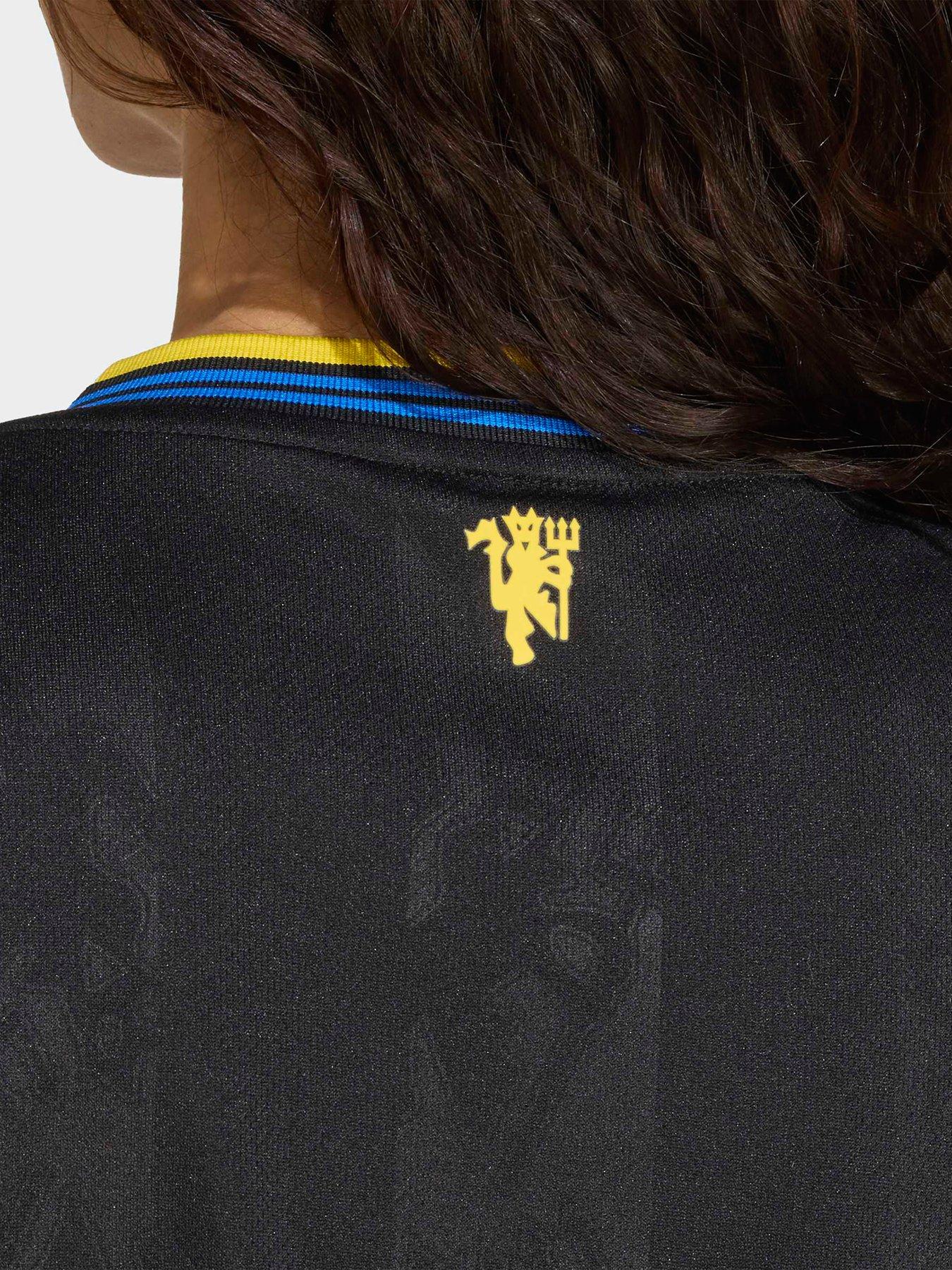 Image 5 of 5 of adidas Womens Manchester United 25/26 Third Football Shirt - Black