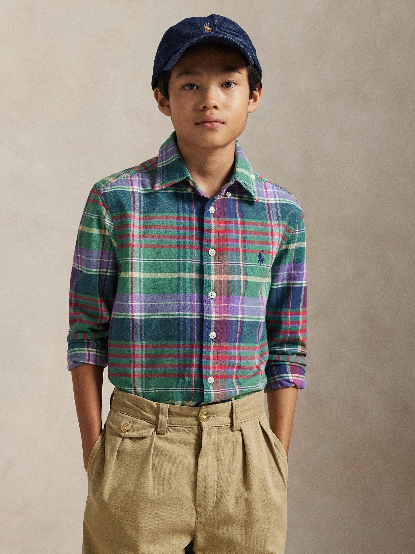 Polo Ralph Lauren Boys Long Sleeve Checked Shirt - Multi