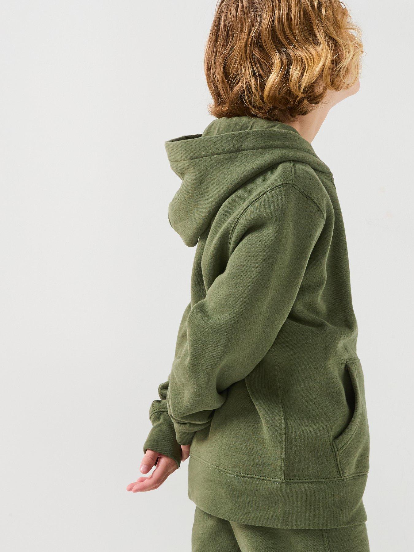 Image 2 of 5 of Polo Ralph Lauren Boys Classic Logo Hoodie - Olive