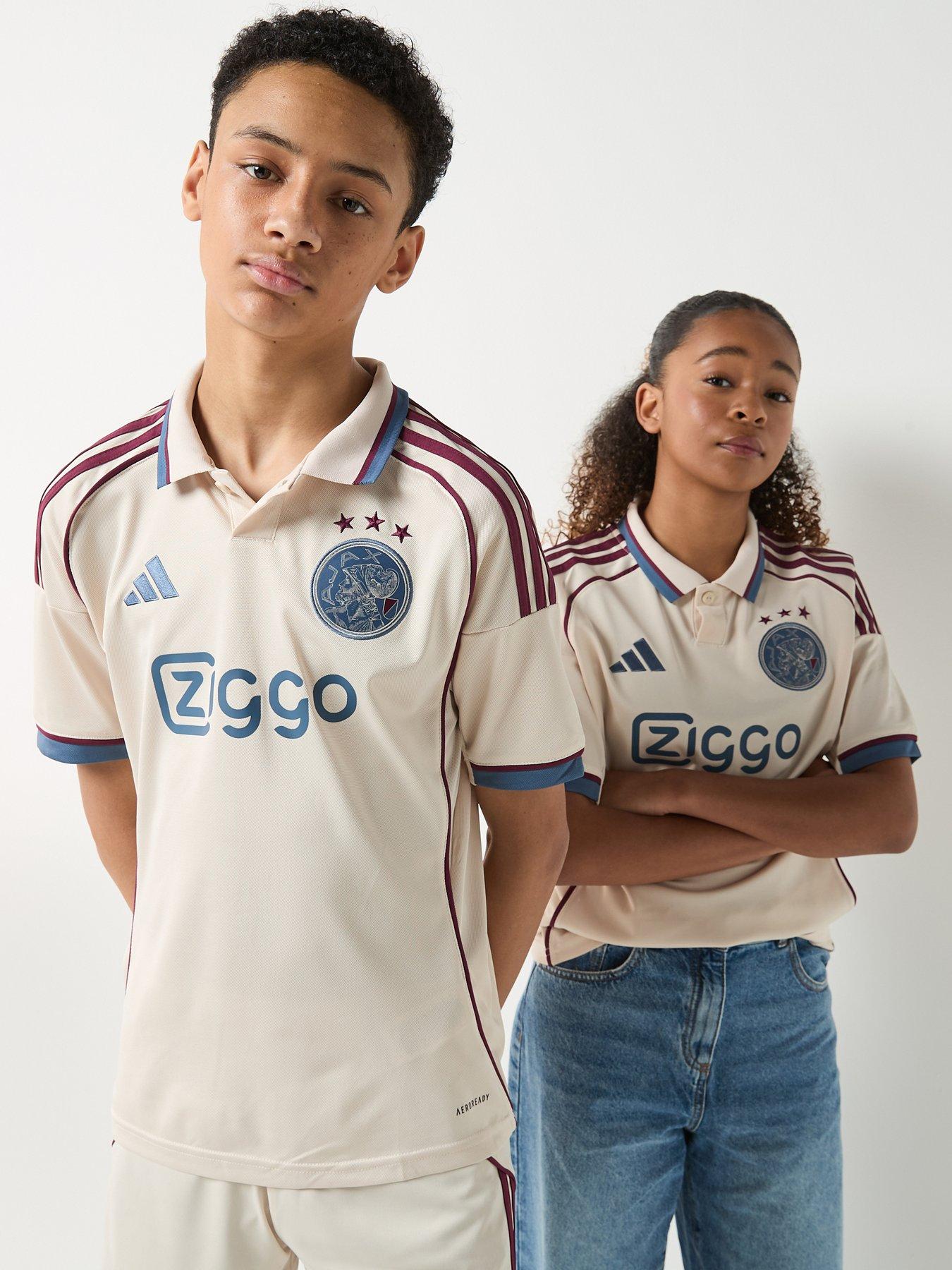 adidas Boys Ajax Amsterdam 25/26 Third Football Shirt - Beige