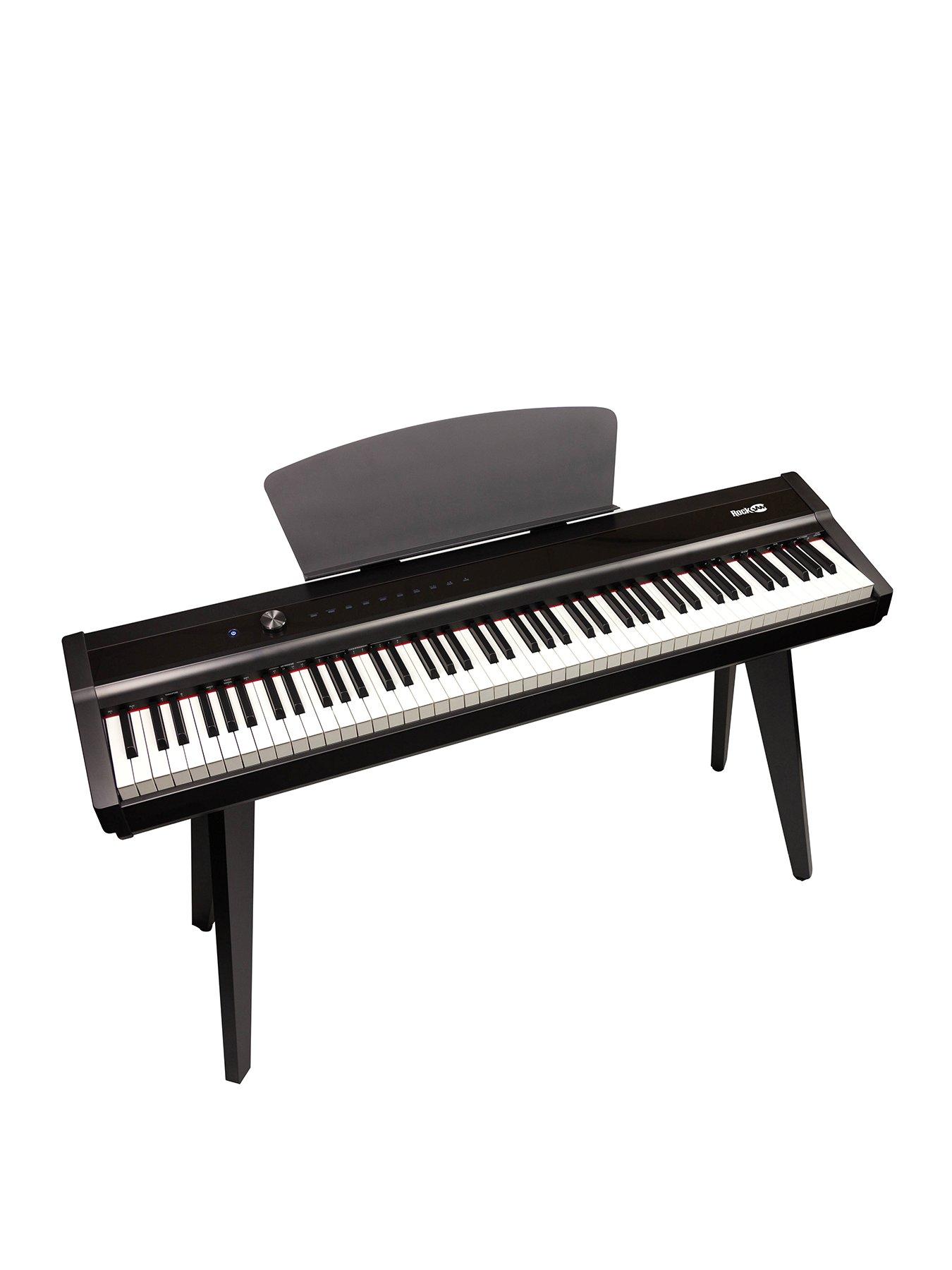 RockJam RockJam 88 Key Weighted Digital Piano, Full-Size Electric Piano with Hammer Action, Bluetooth, MIDI, and Learning Apps