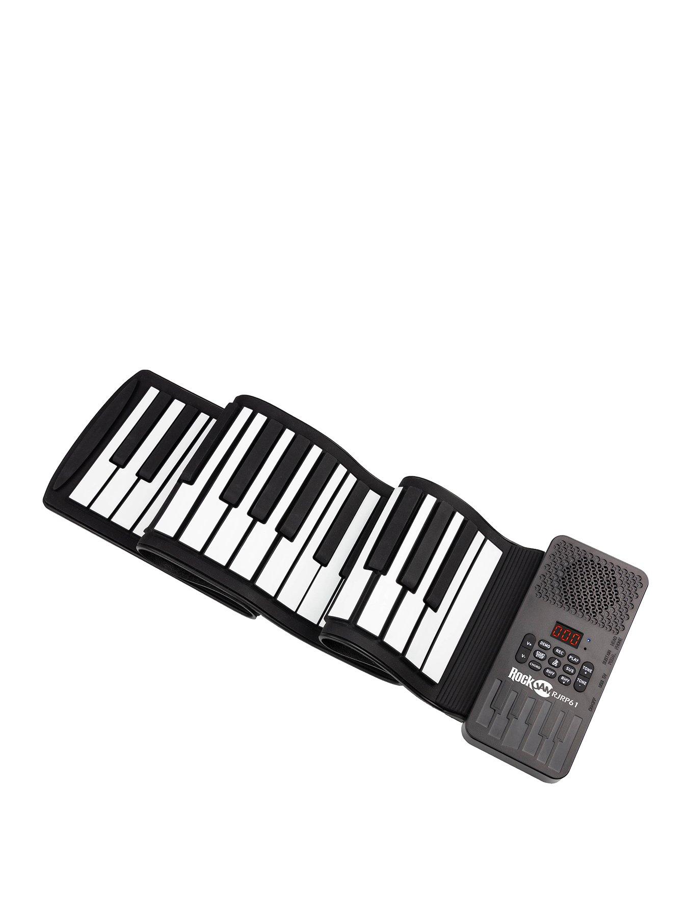 rockjam-rockjam-61-key-roll-up-piano-portable-amp-rechargeable-flexible-keyboard-with-built-in-speakers-128-tones-and-demo-songs