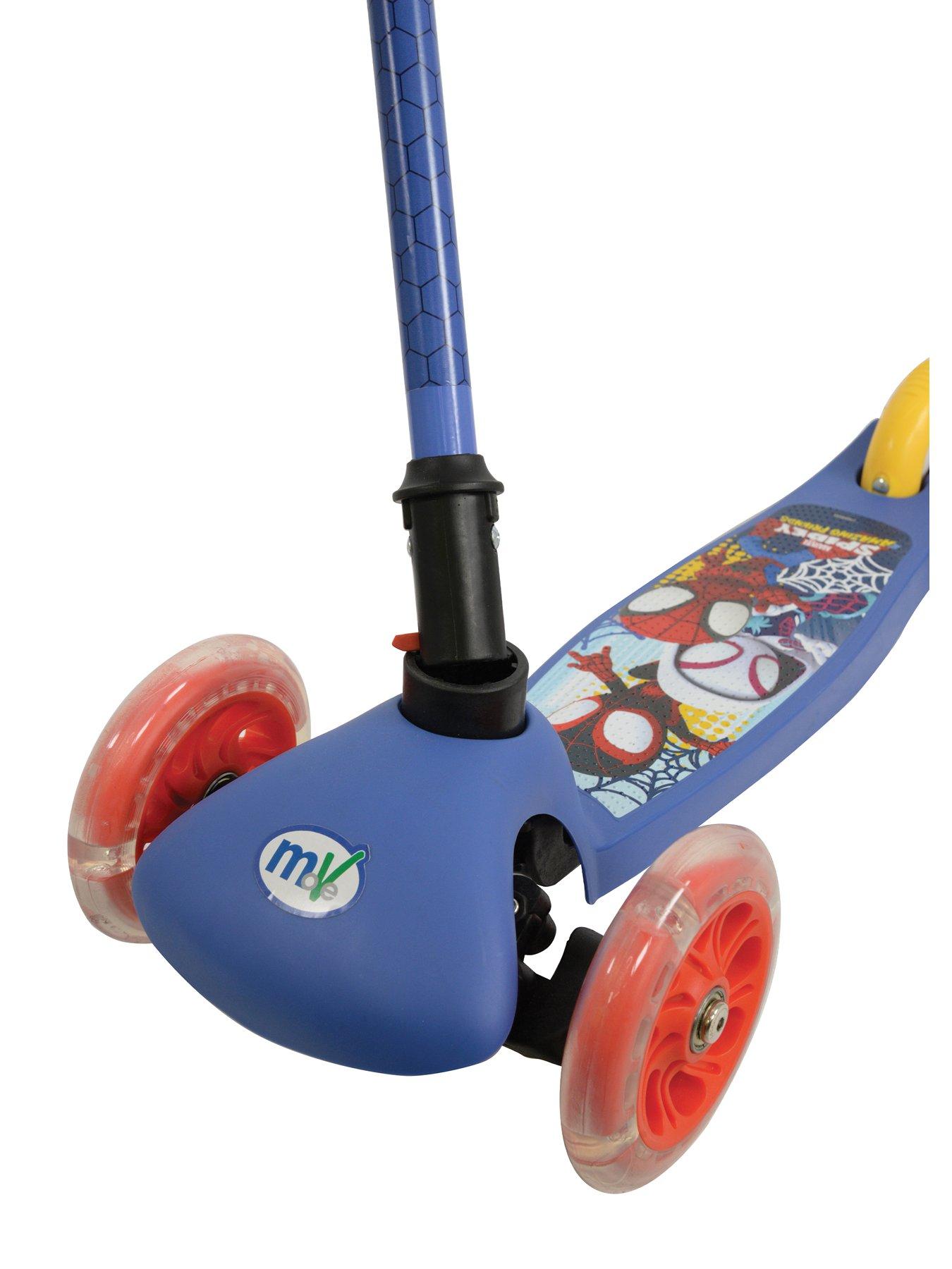 spidey-and-his-amazing-friends-tilt-n-turn-scooter-with-light-up-wheels-and-stickersback