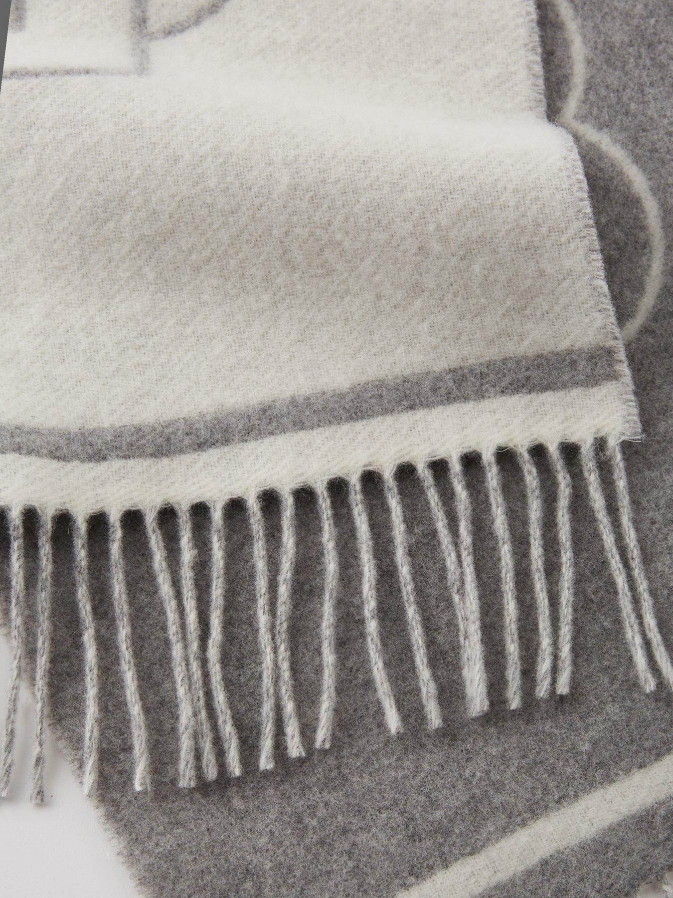 Image 4 of 4 of BOSS Vianna Scarf - Medium Grey