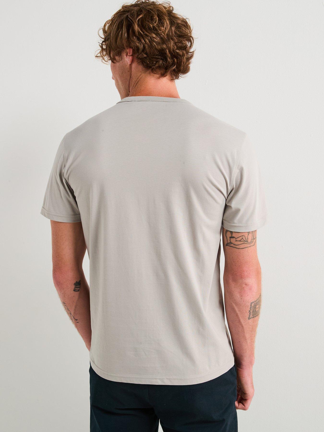 Image 2 of 6 of Belstaff Linear Logo T-Shirt - Grey