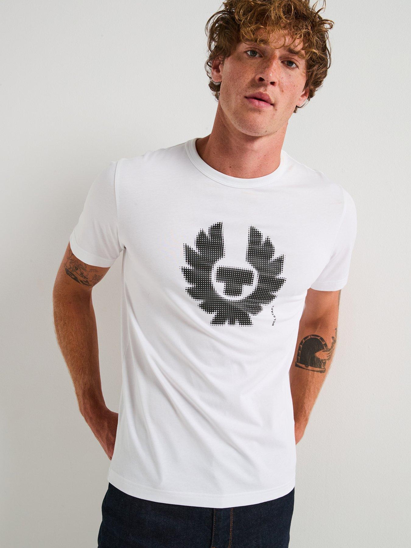 Belstaff Bitmap Large Logo T-Shirt - White
