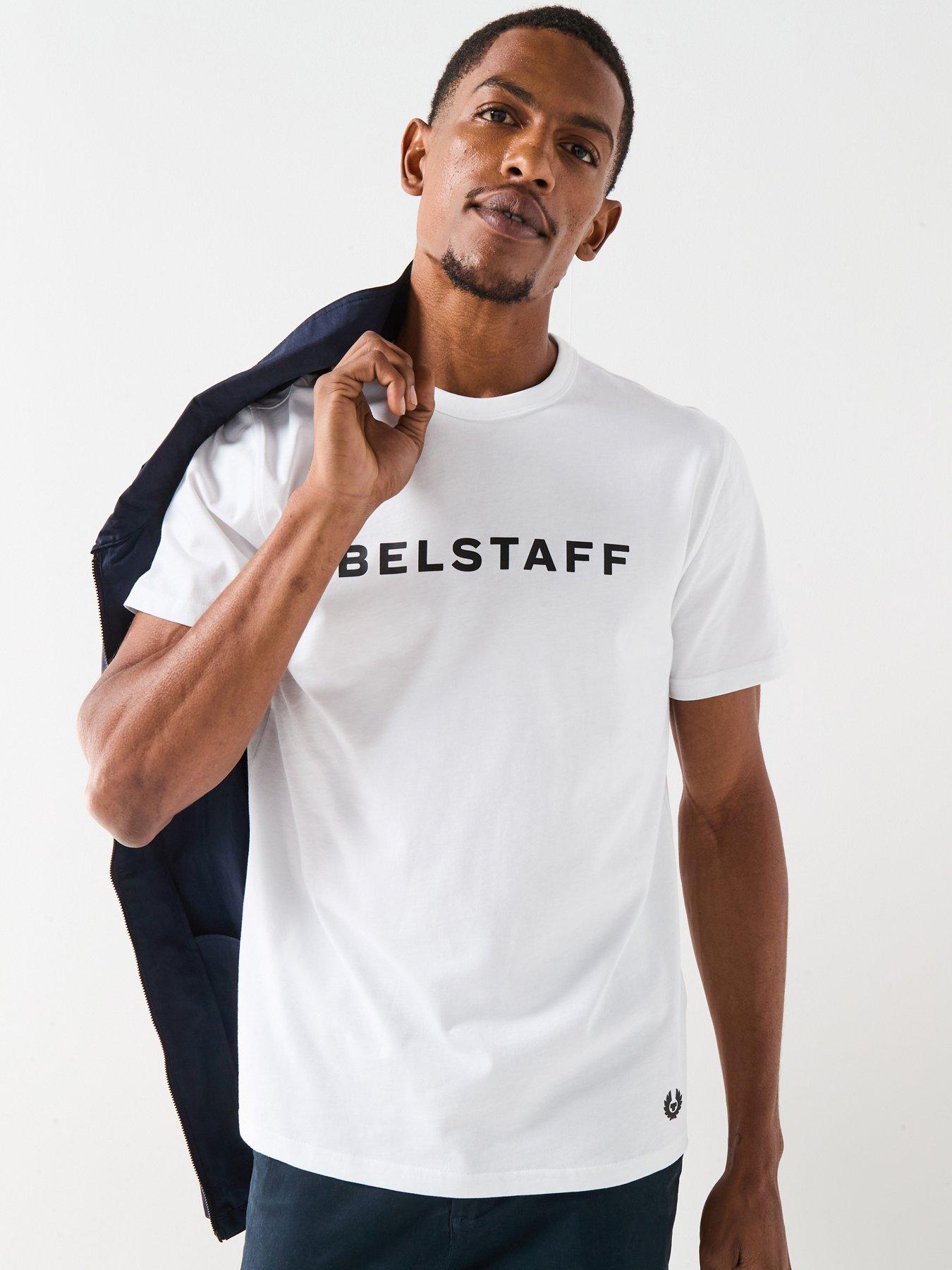 Belstaff Linear Logo T-Shirt - White