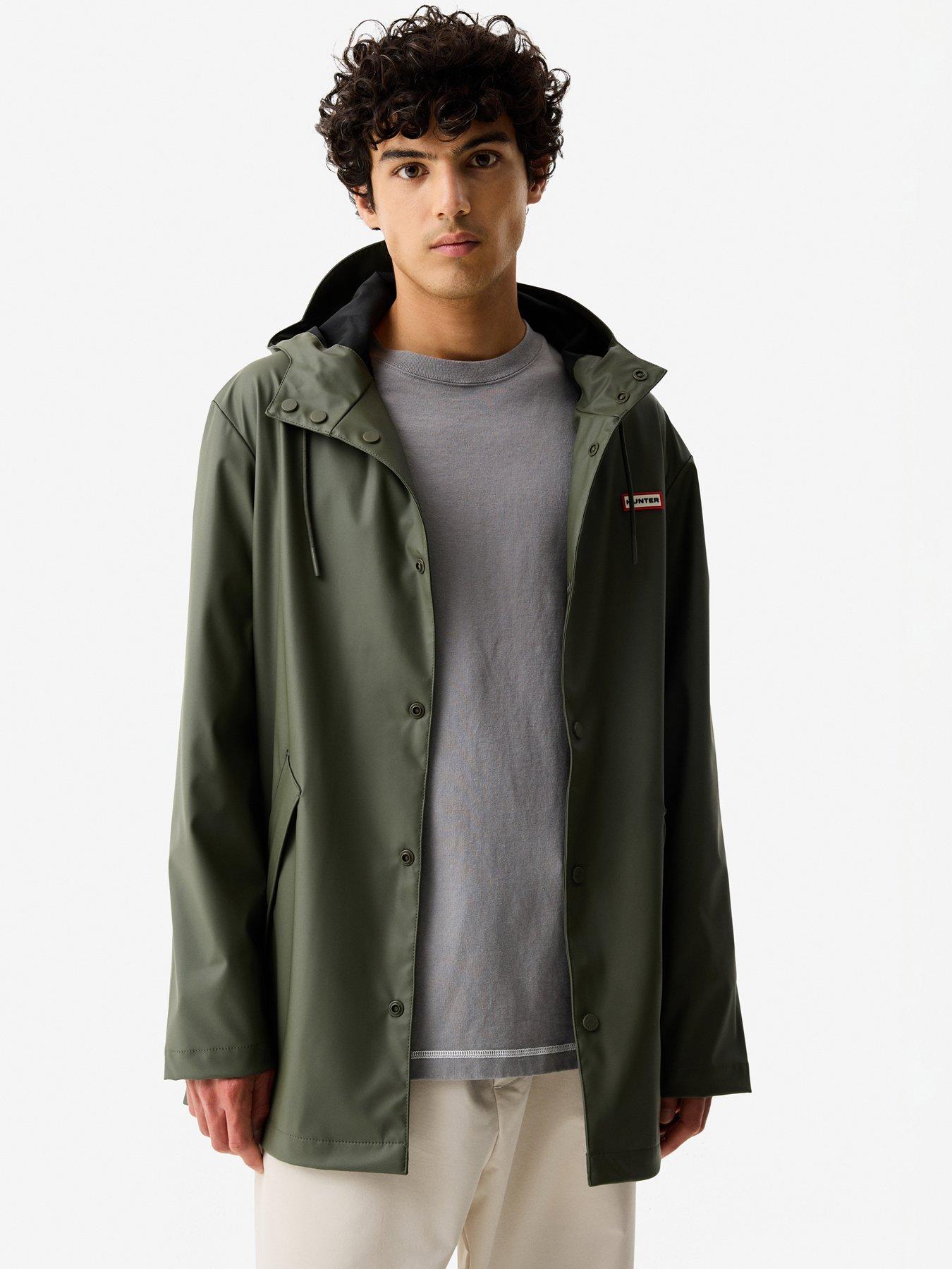 hunter-unisex-jo-pu-raincoat-greenfront
