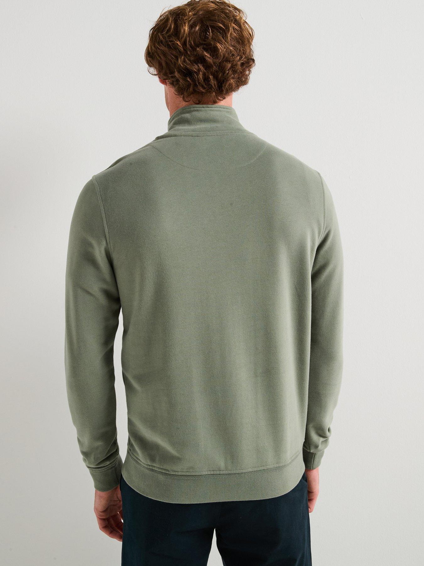 belstaff-left-chest-patch-logo-quarter-zip-sweatshirt-light-greenstillFront