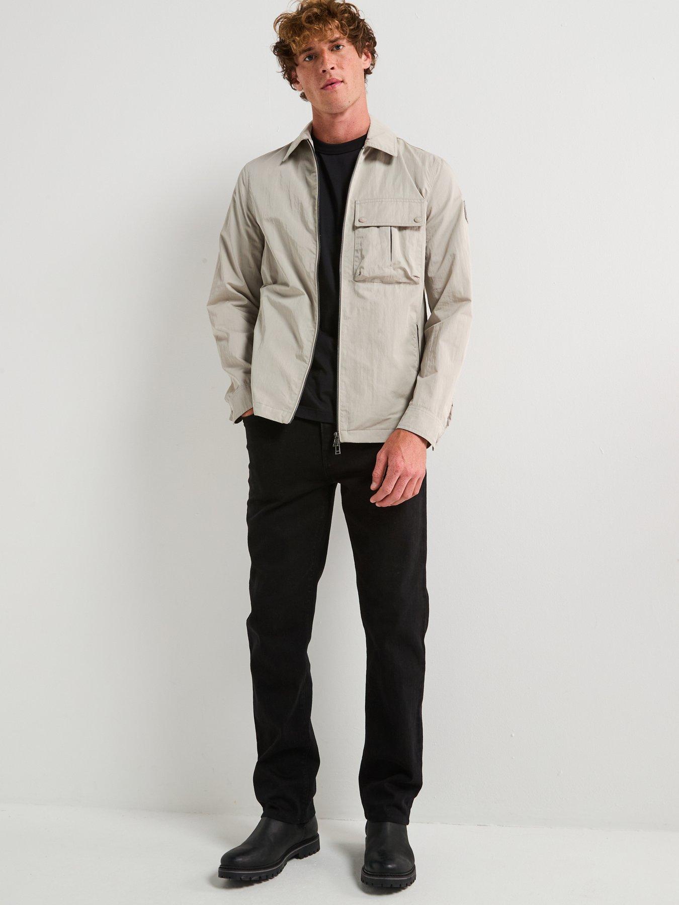 Image 6 of 6 of Belstaff Drome Cotton Zip Overshirt - Grey