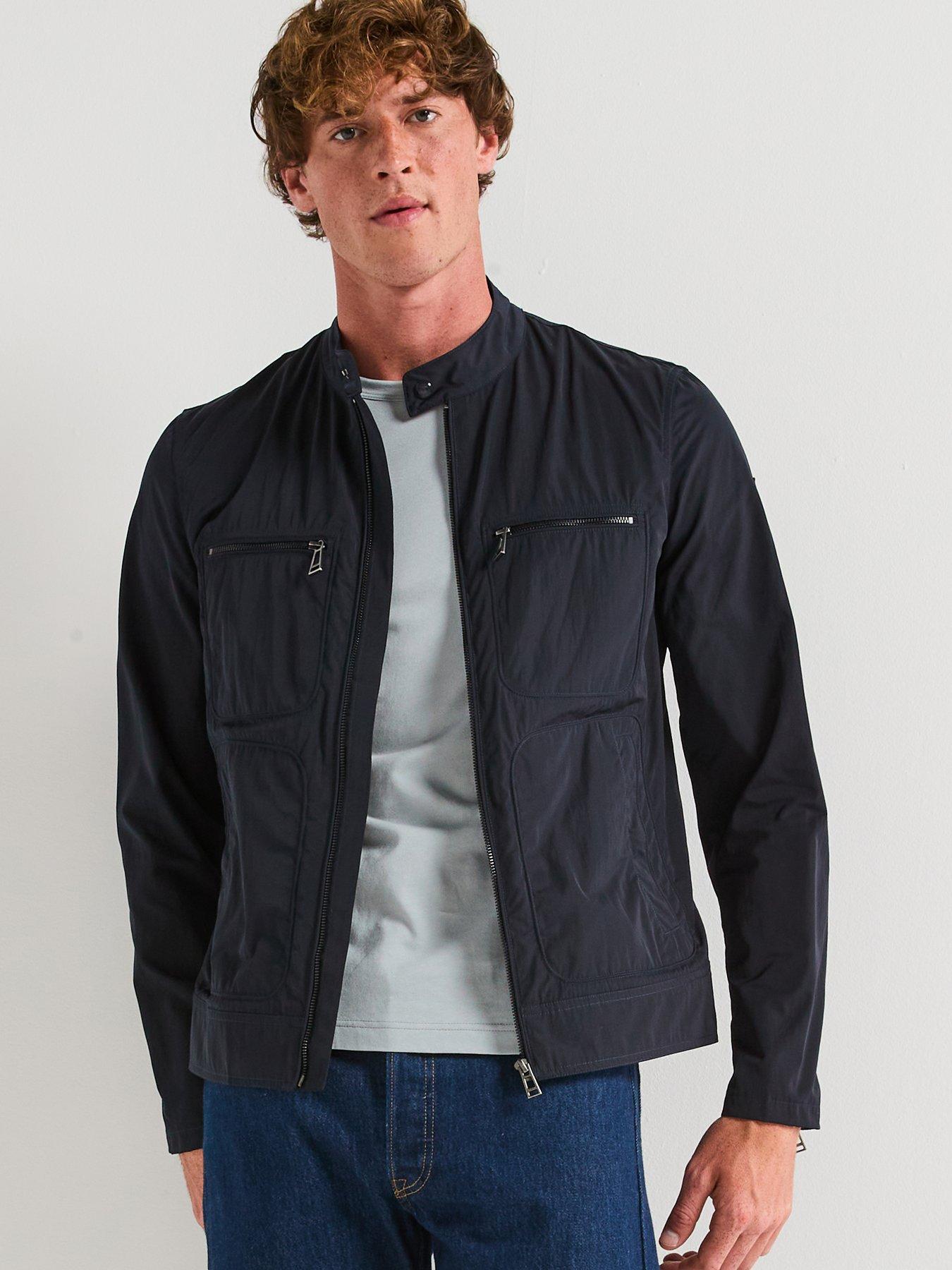 Belstaff Variator Nylon Biker Jacket - Navy