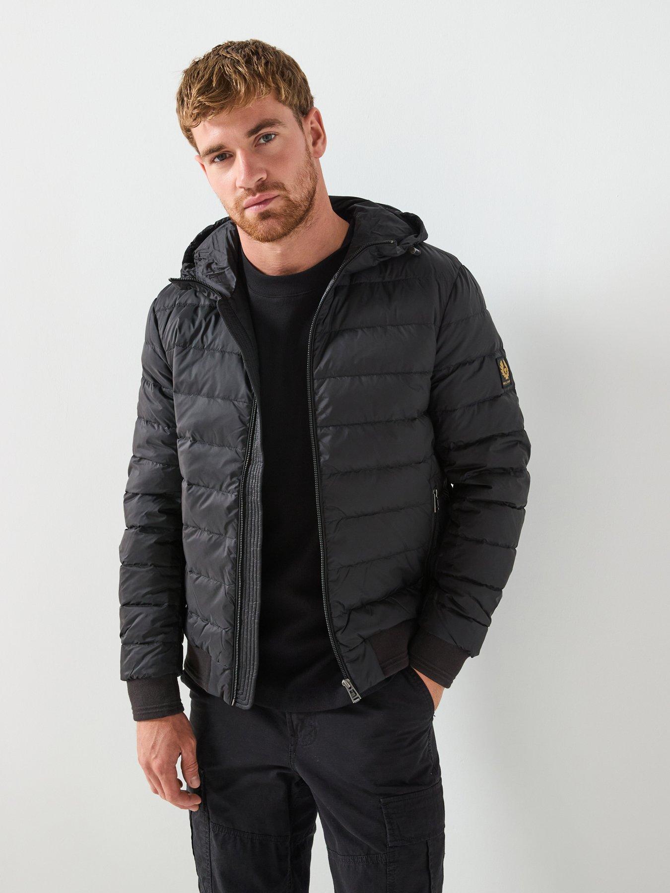 Belstaff Control Hooded Padded Jacket - Black