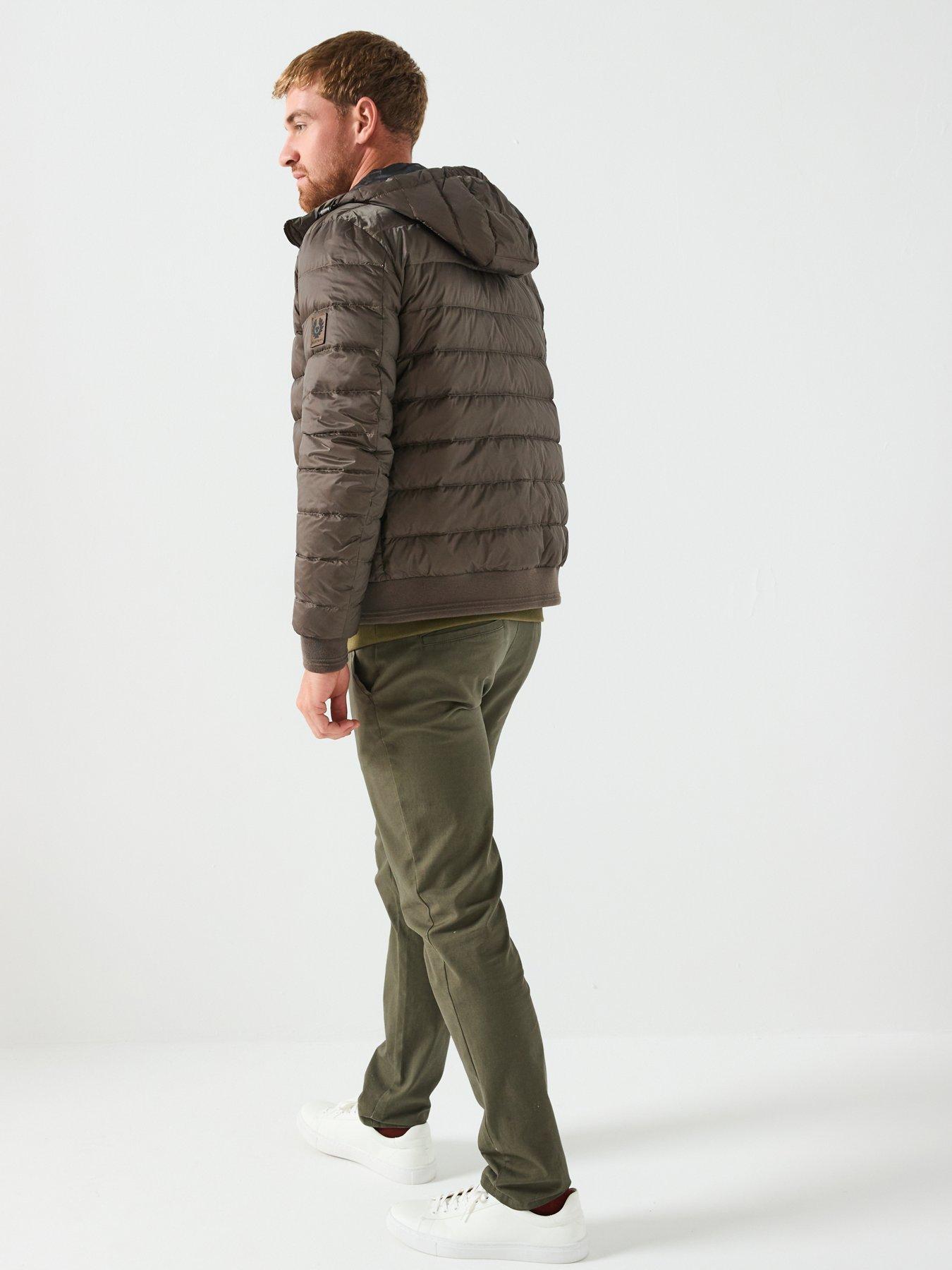 Image 2 of 6 of Belstaff Control Hooded Padded Jacket - Brown