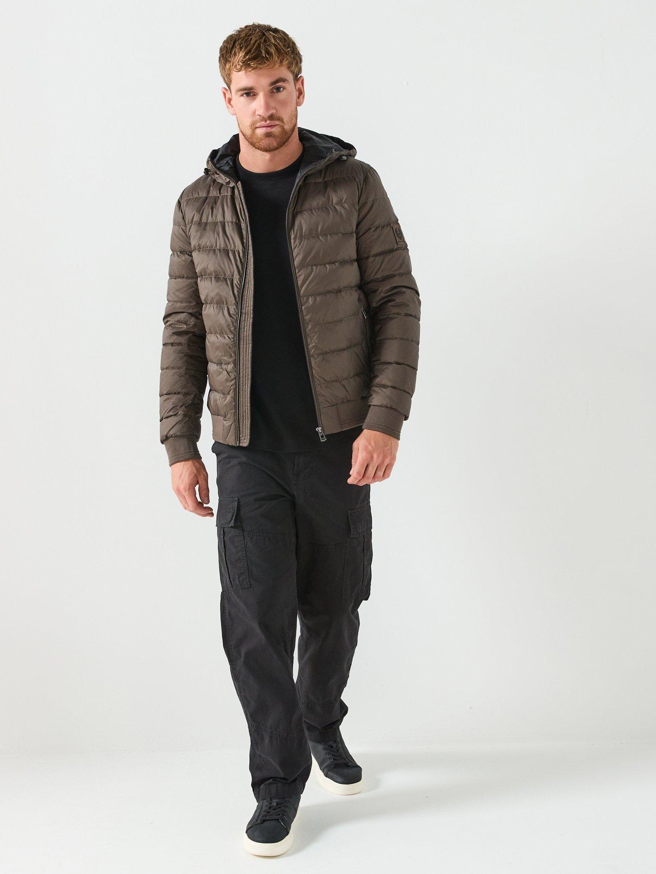 Image 3 of 6 of Belstaff Control Hooded Padded Jacket - Brown