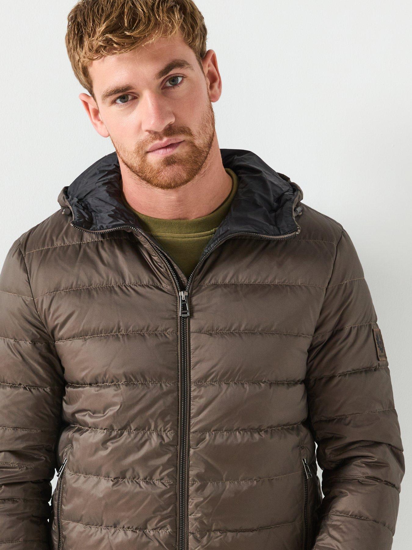 Image 4 of 6 of Belstaff Control Hooded Padded Jacket - Brown