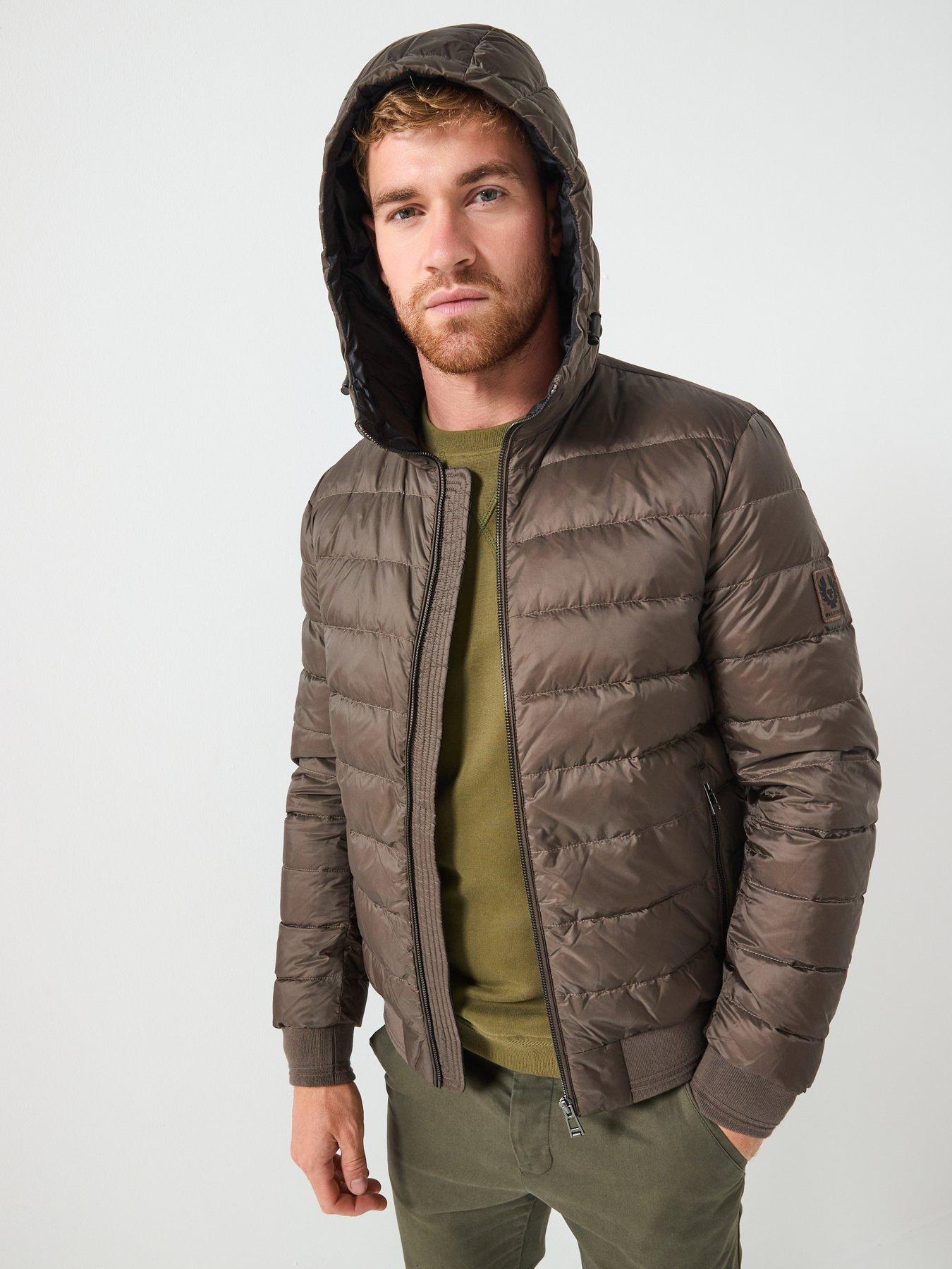 Image 5 of 6 of Belstaff Control Hooded Padded Jacket - Brown