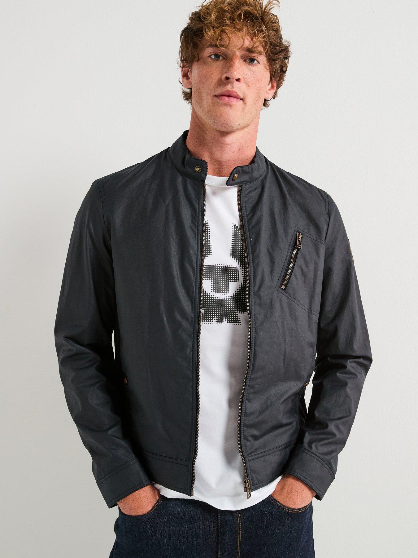 Belstaff Sideline Wax Jacket - Navy
