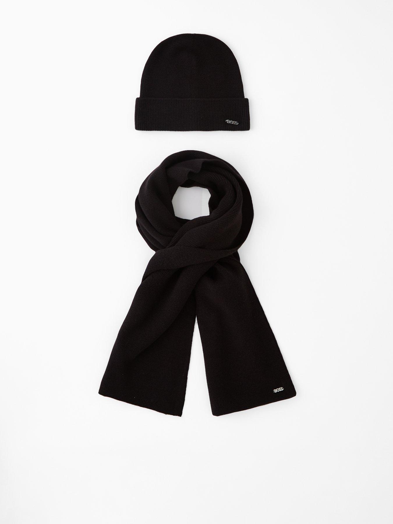 Image 1 of 4 of BOSS Liviliana Scarf Set - Black