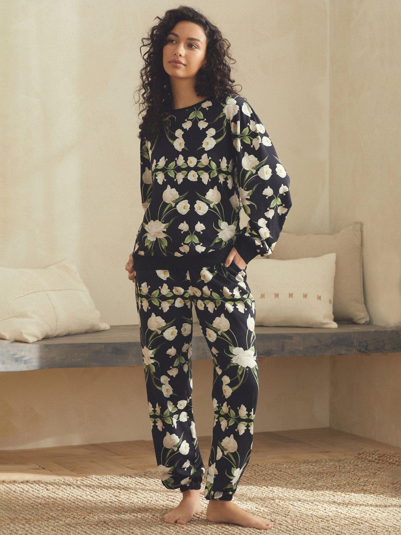 b-by-ted-baker-long-sleeve-cotton-pyjama-set-black
