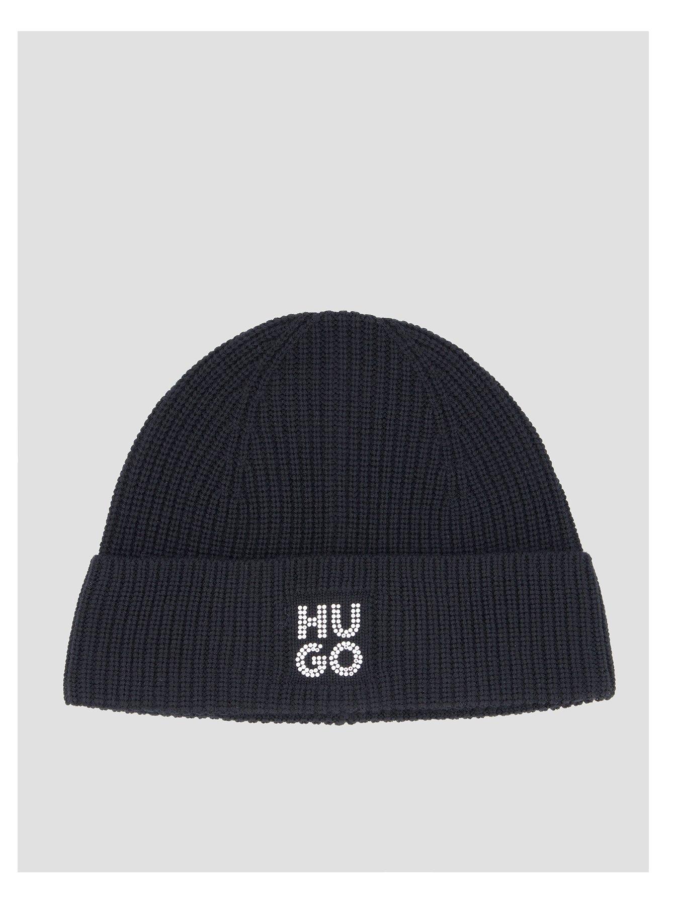 HUGO Sillo Beanie Hat - Black