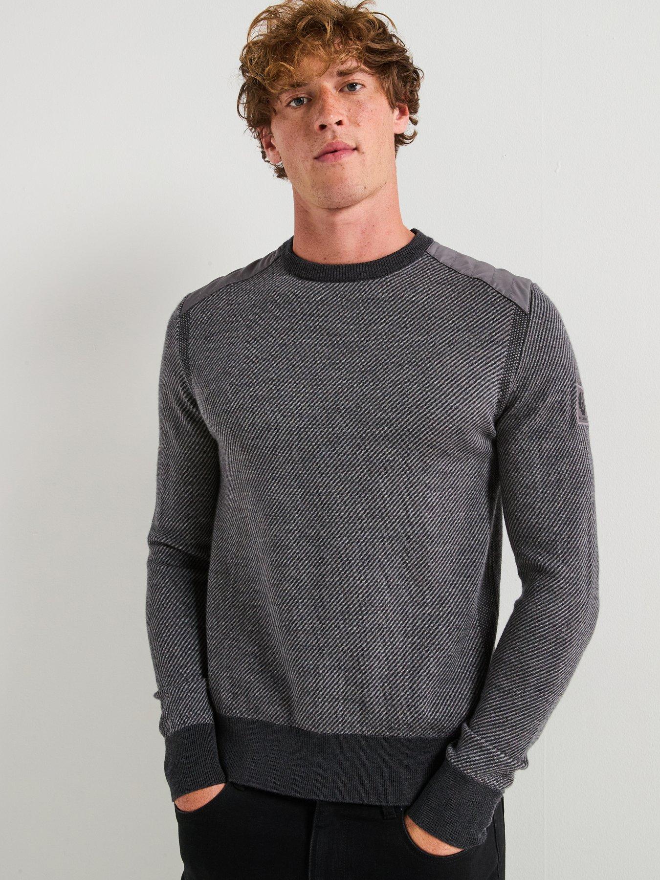 belstaff-kerrigan-nylon-shoulder-merino-wool-knitted-jumper-dark-grey