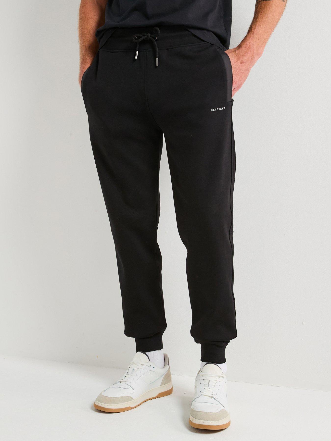 Belstaff Alloy Small Linear Logo Joggers - Black